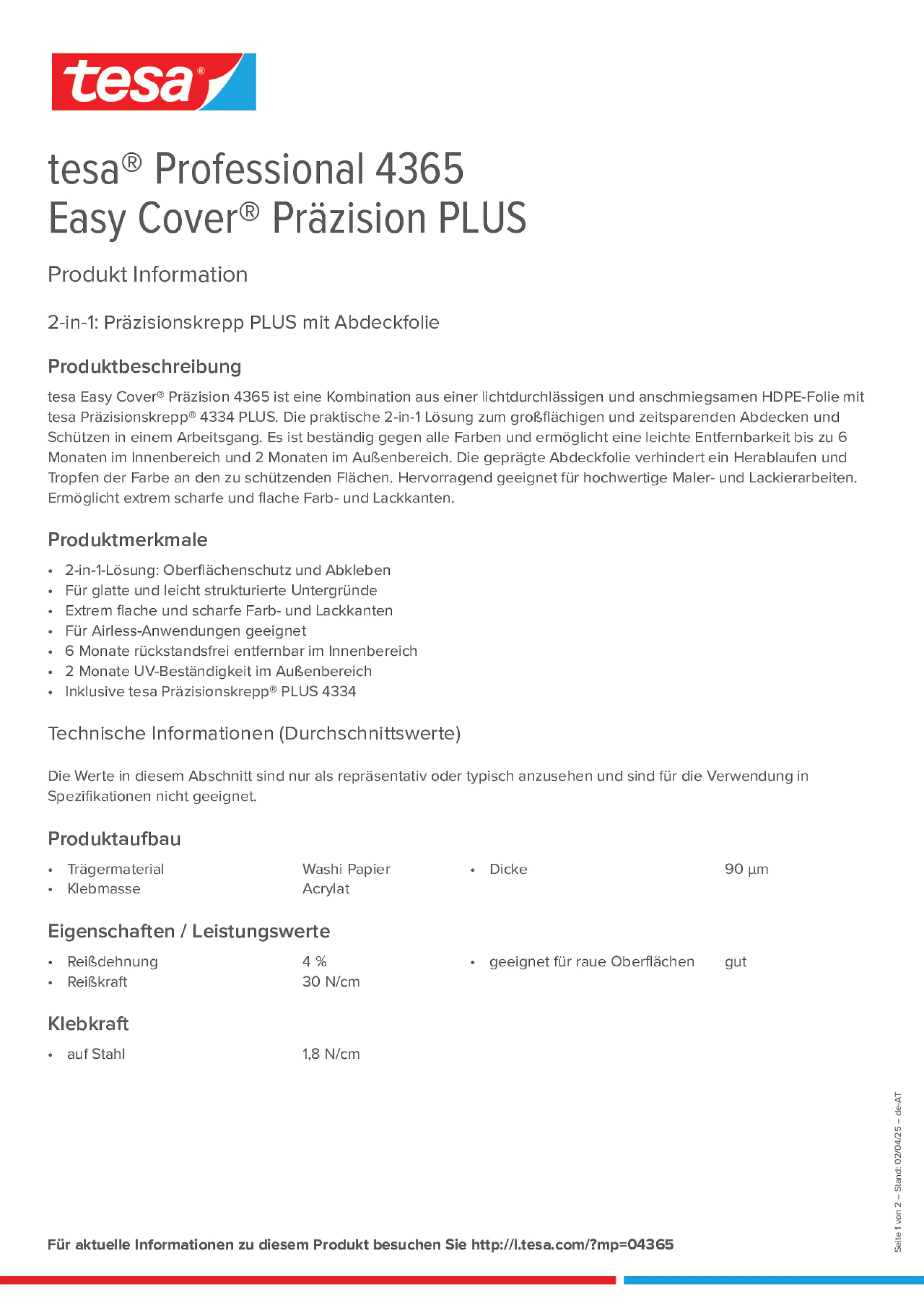 Product information_tesa® Professional 04365_de-AT