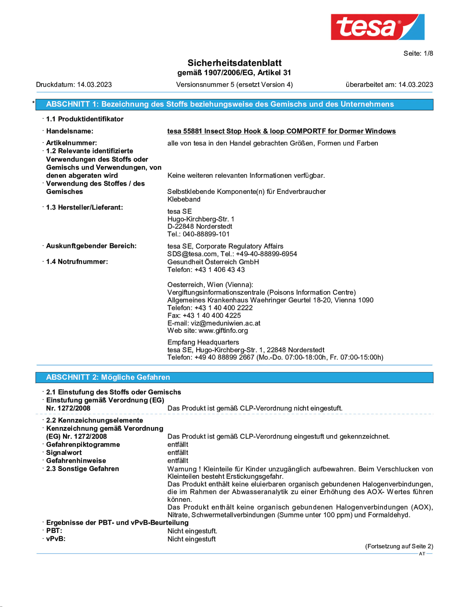 Safety data sheet_tesa® 55881_de-AT_v5