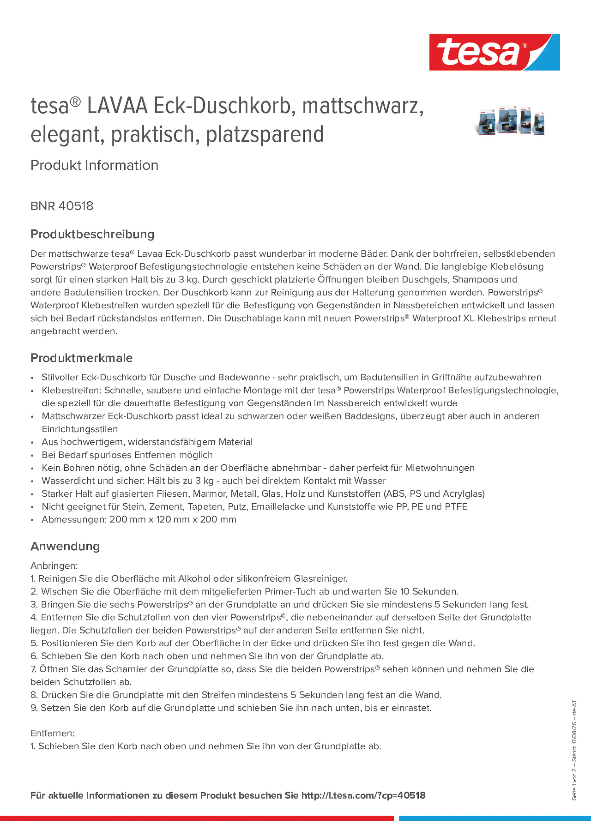 Product information_tesa® 40518_de-AT