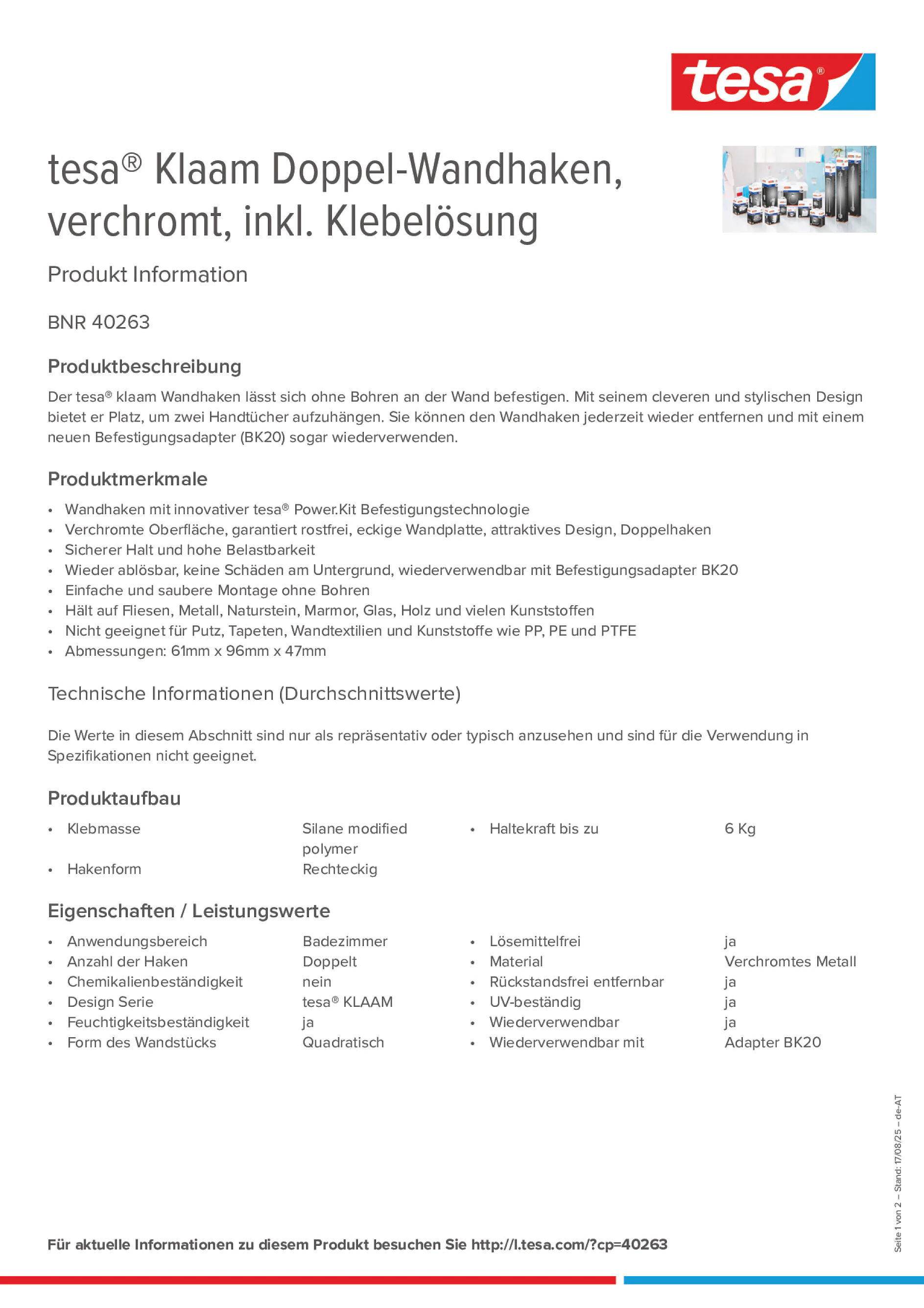 Product information_tesa® 40263_de-AT