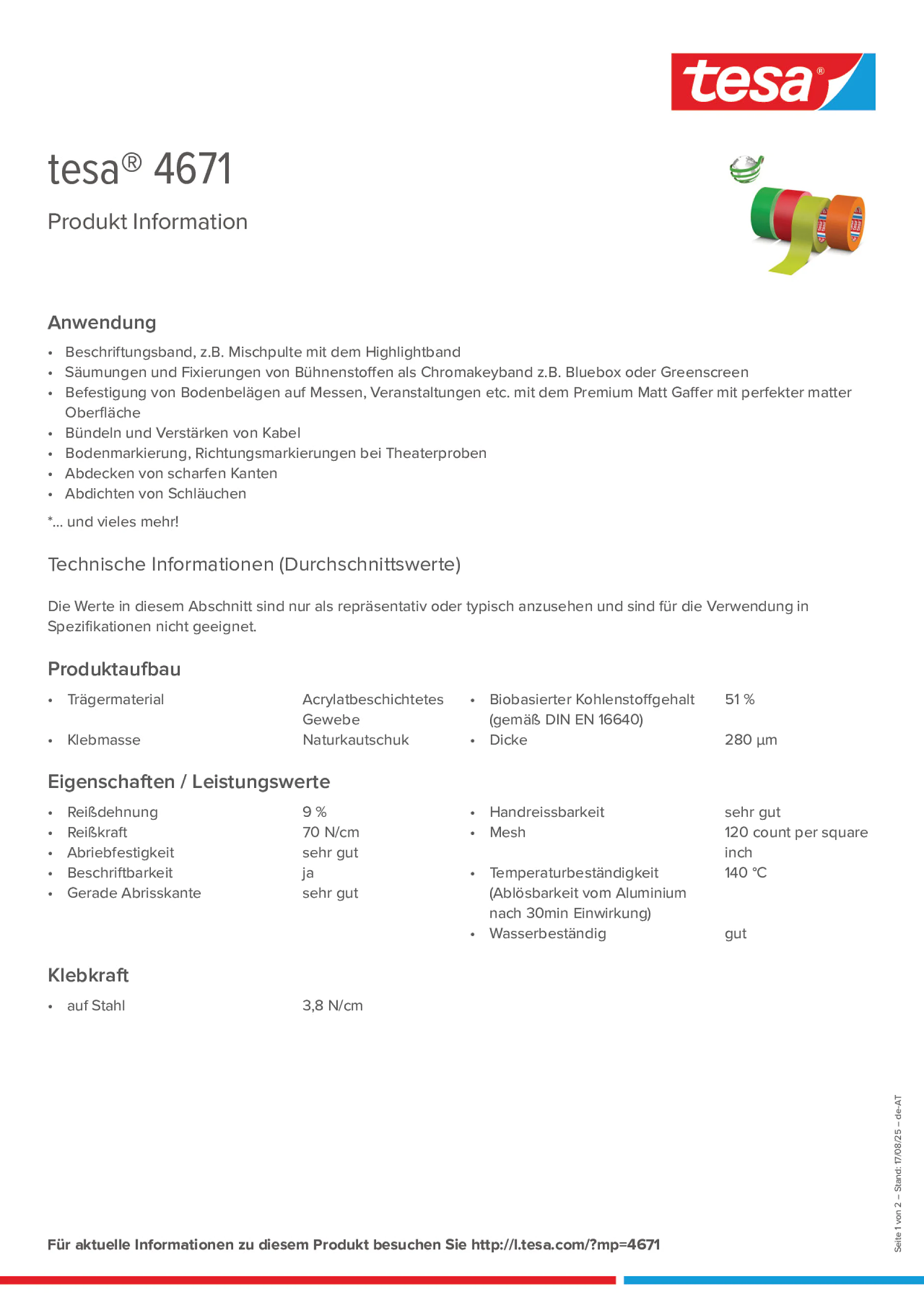 Product information_tesa® 04671_de-AT