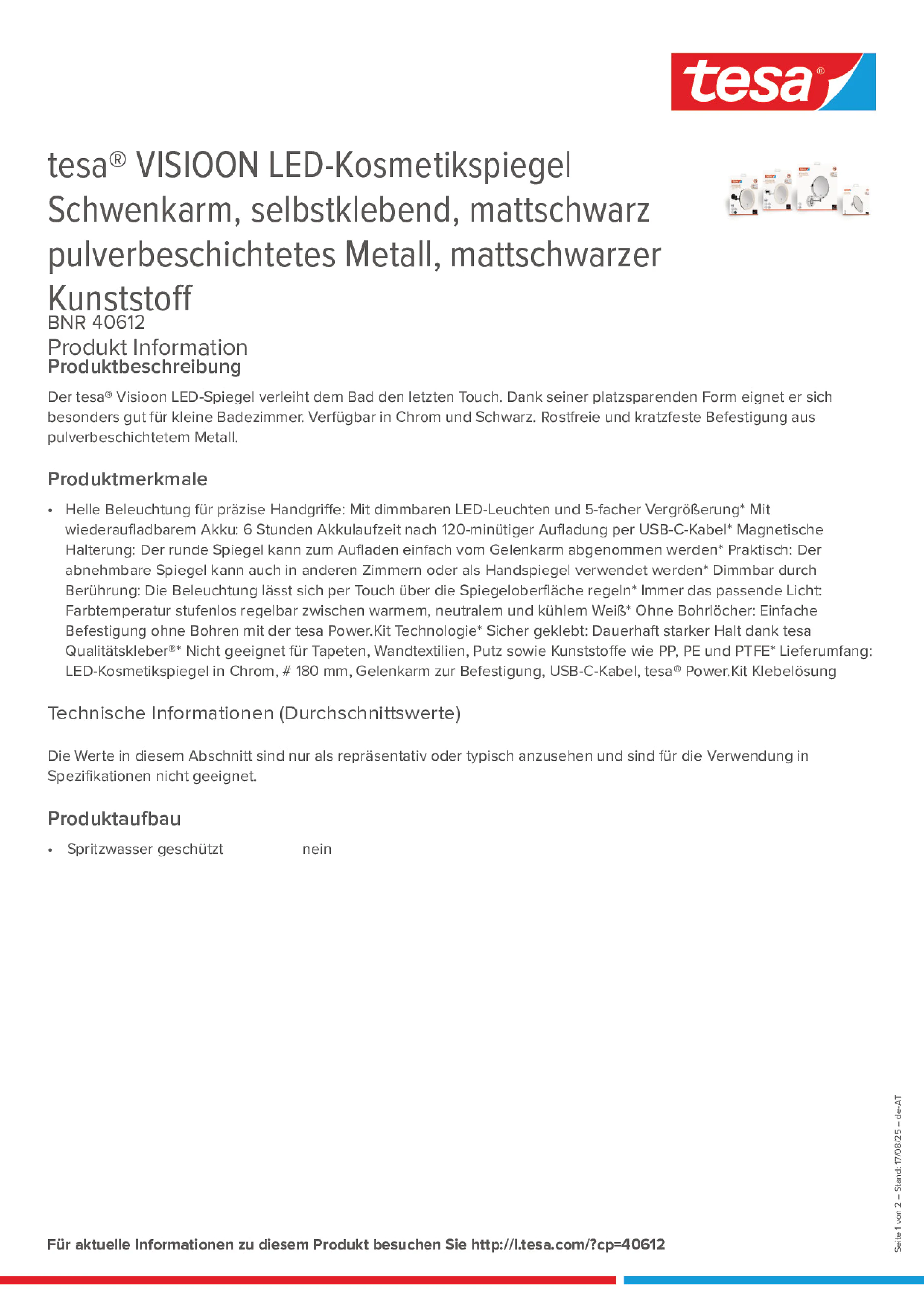 Product information_tesa® 40612_de-AT