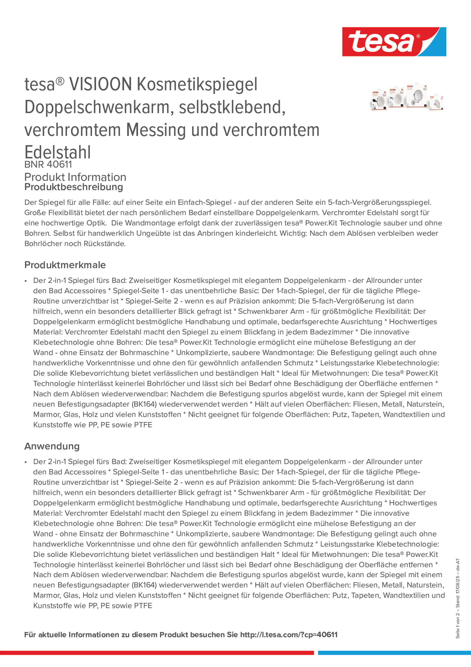 Product information_tesa® 40611_de-AT