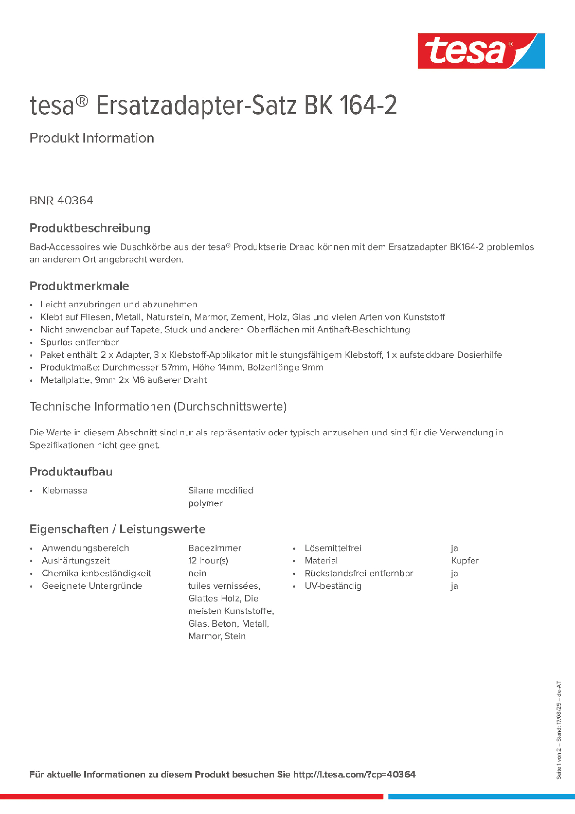 Product information_tesa® 40364_de-AT