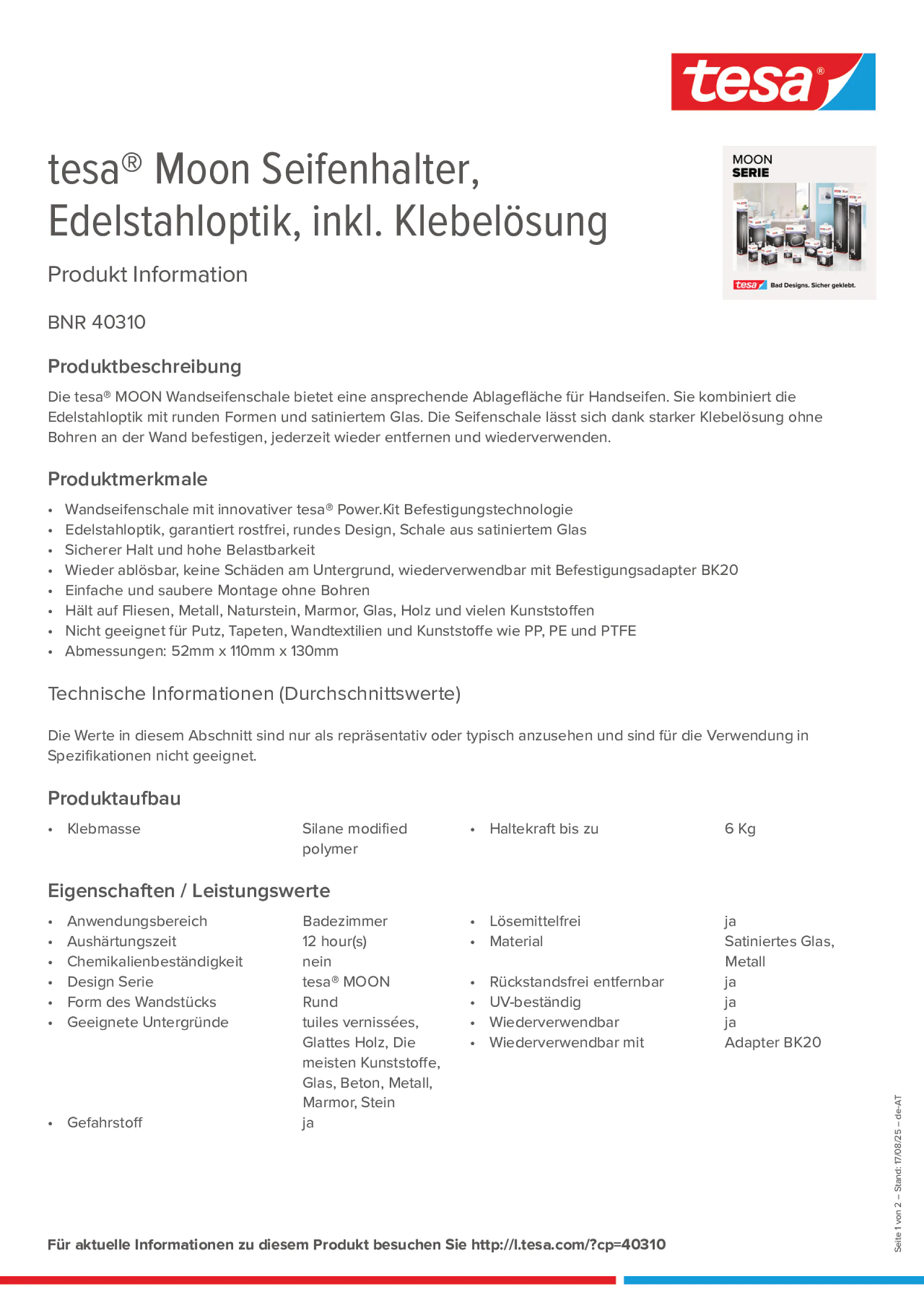 Product information_tesa® 40310_de-AT