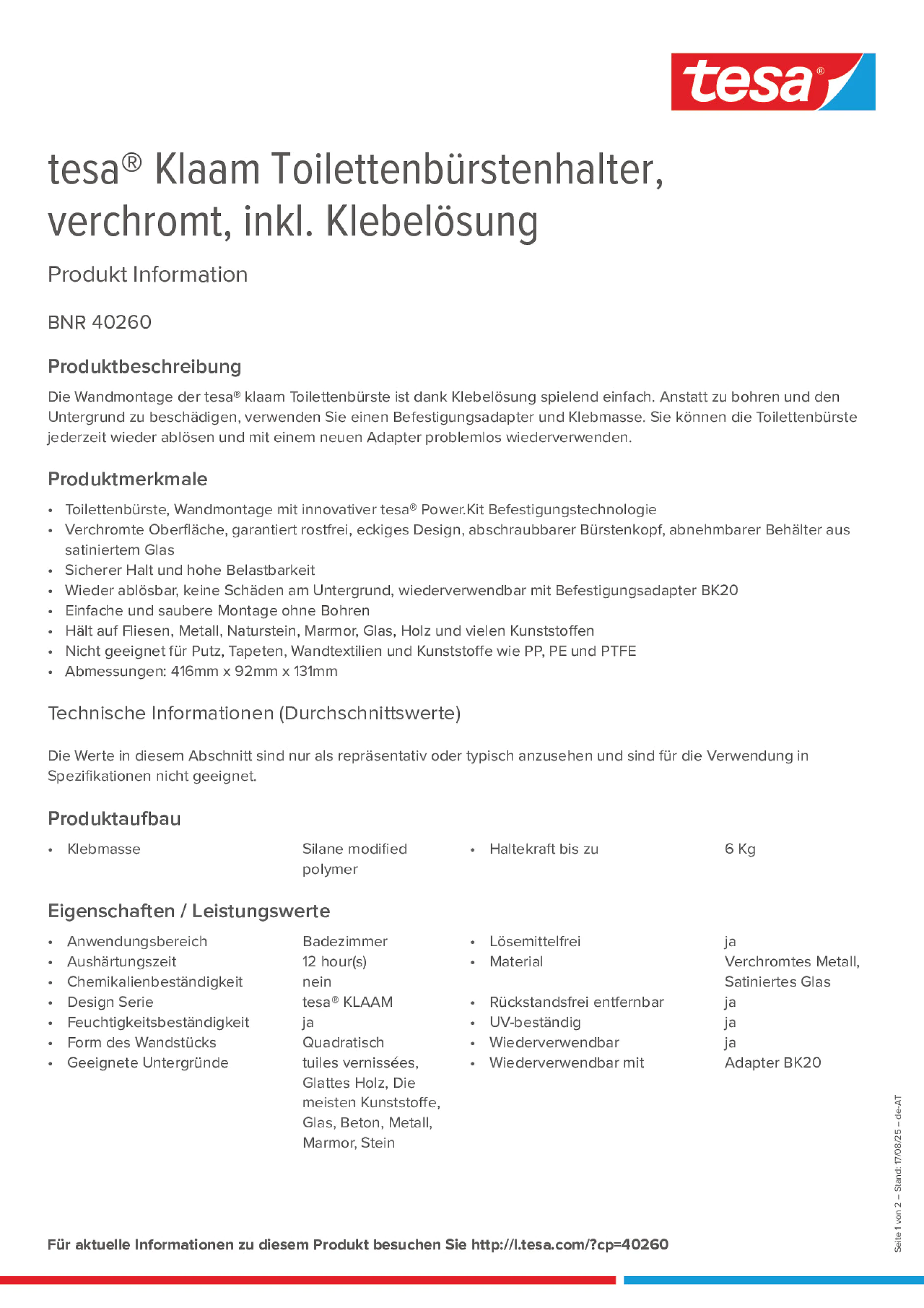 Product information_tesa® 40260_de-AT