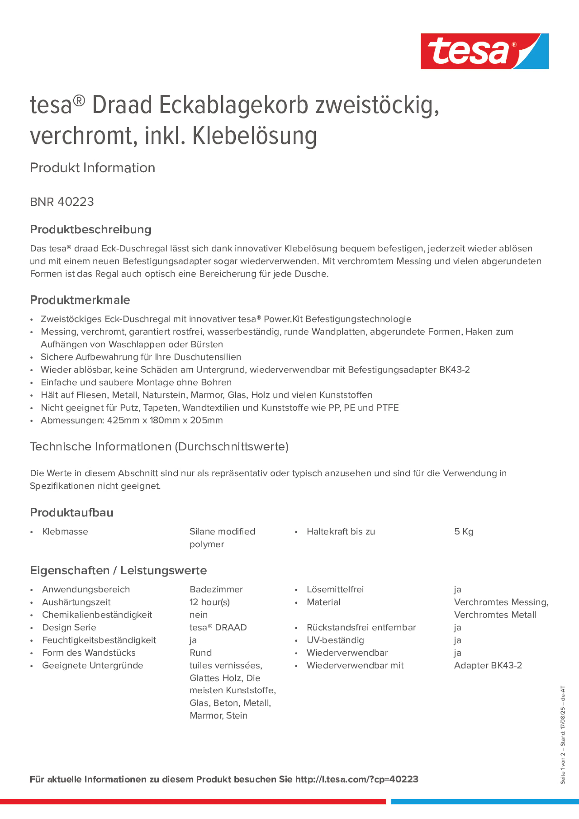 Product information_tesa® 40223_de-AT