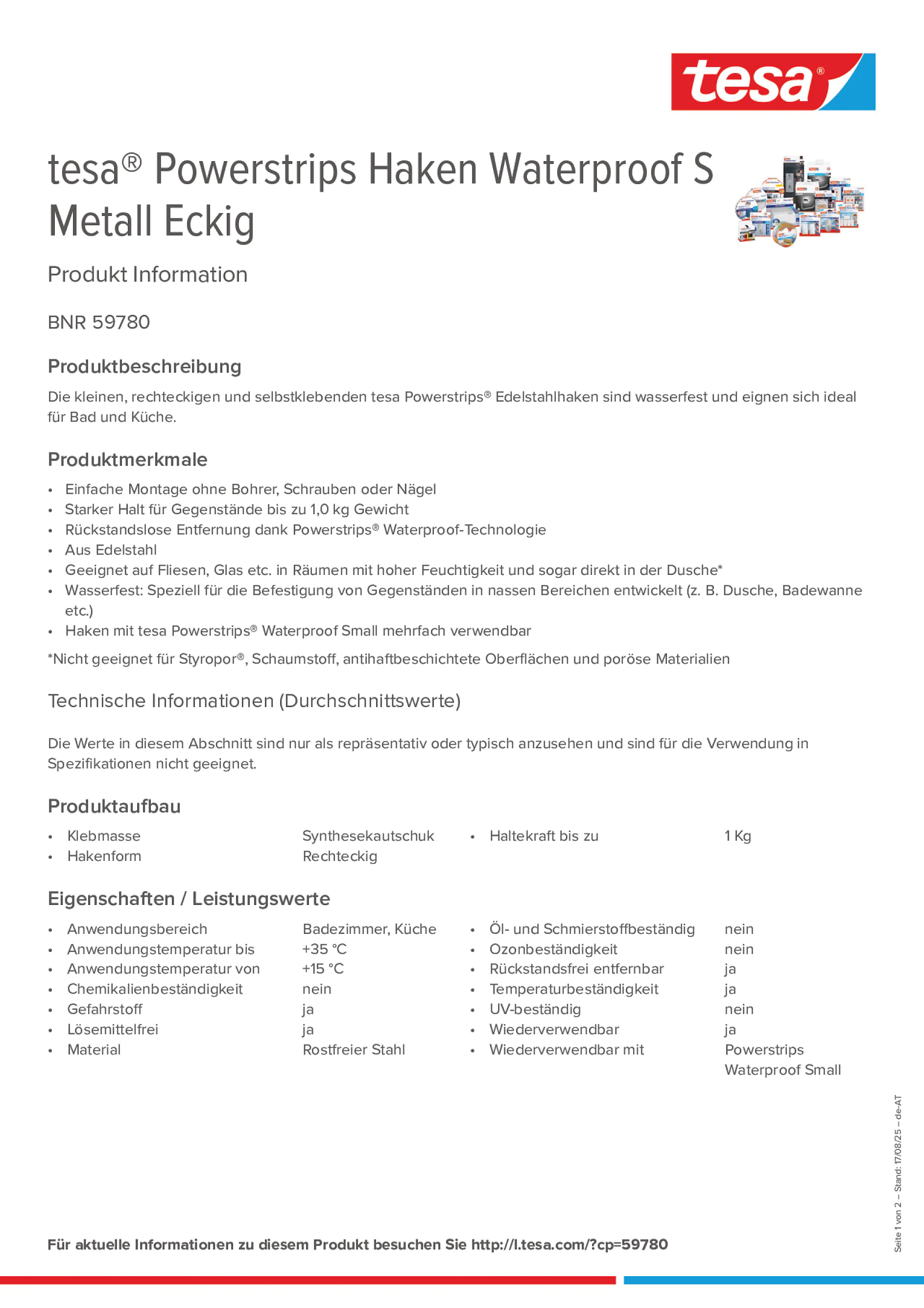 Product information_tesa® Powerstrips 59780_de-AT