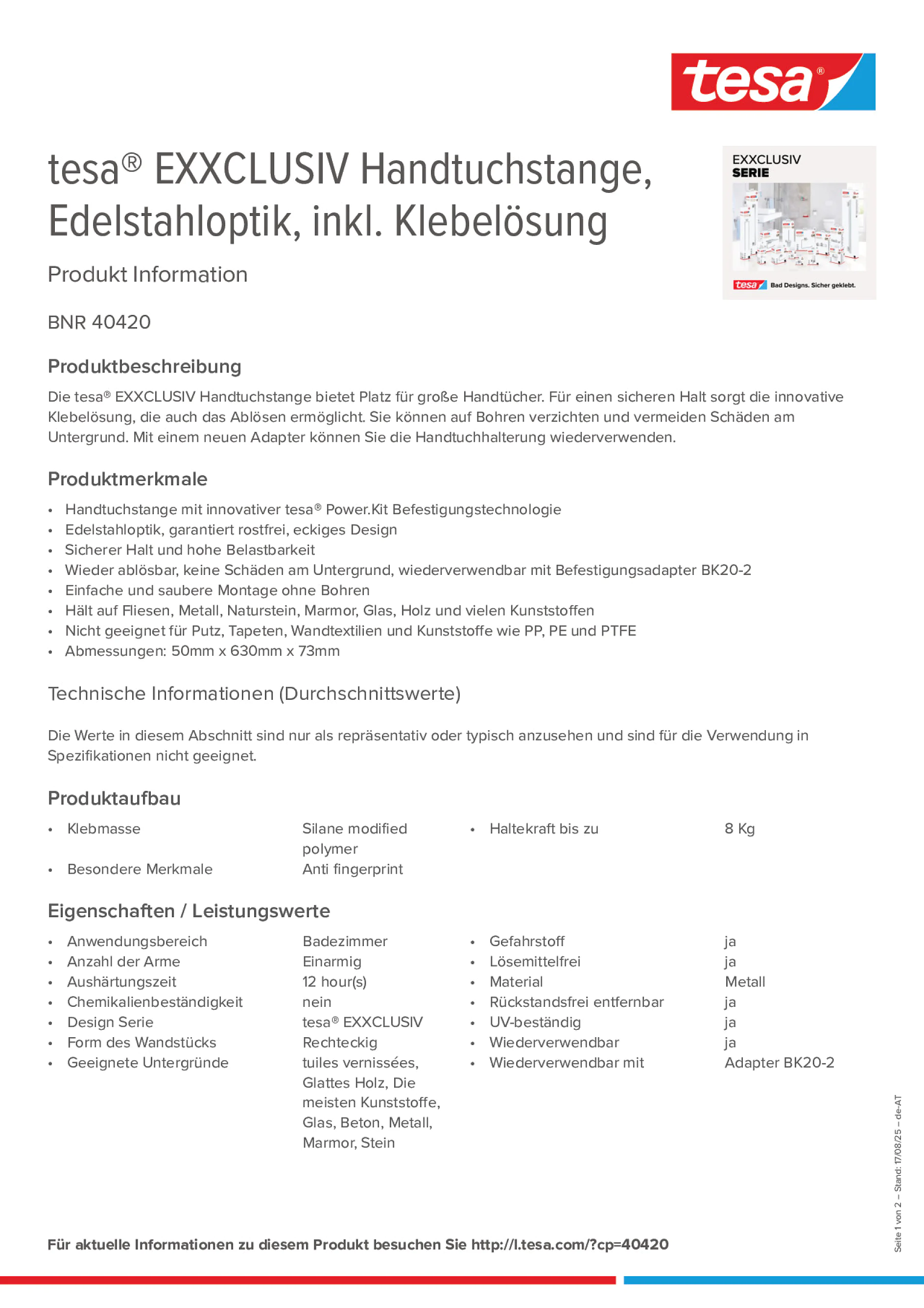 Product information_tesa® 40420_de-AT