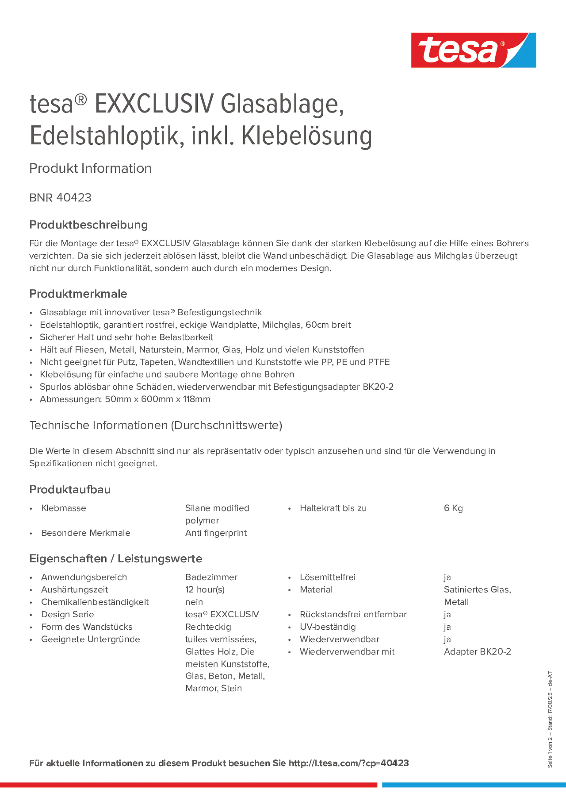 Product information_tesa® 40423_de-AT