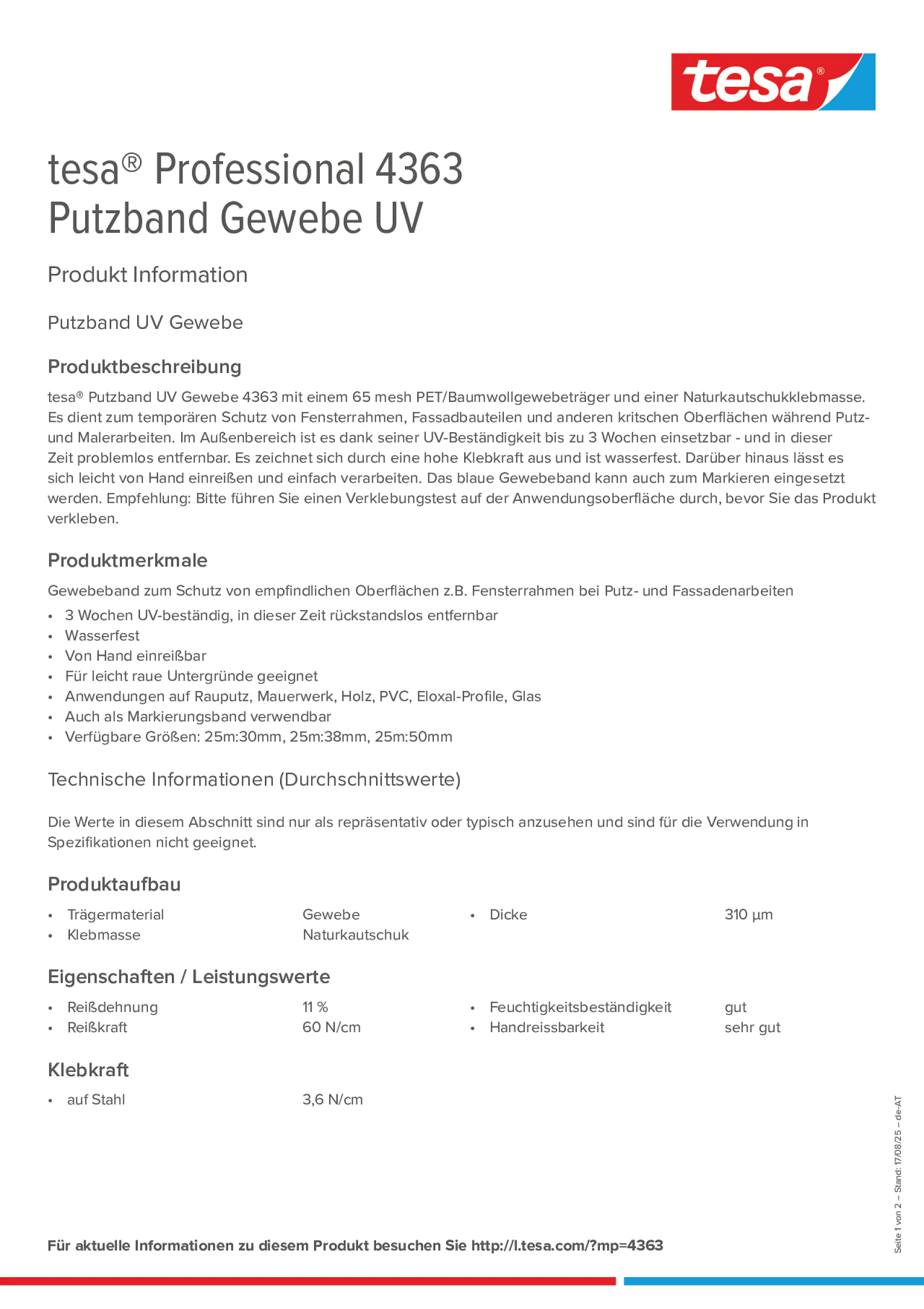 Product information_tesa® Professional 04363_de-AT