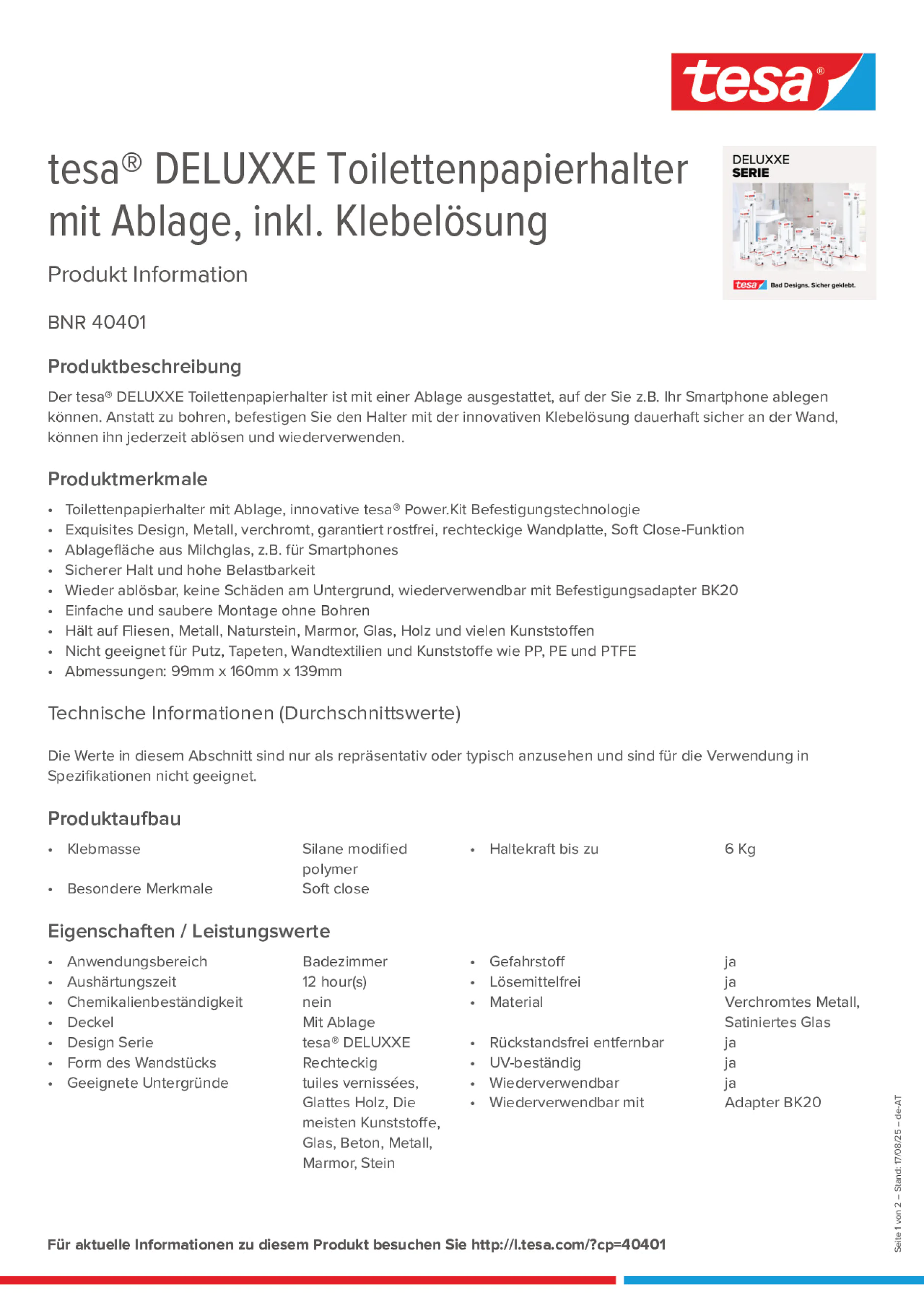 Product information_tesa® 40401_de-AT