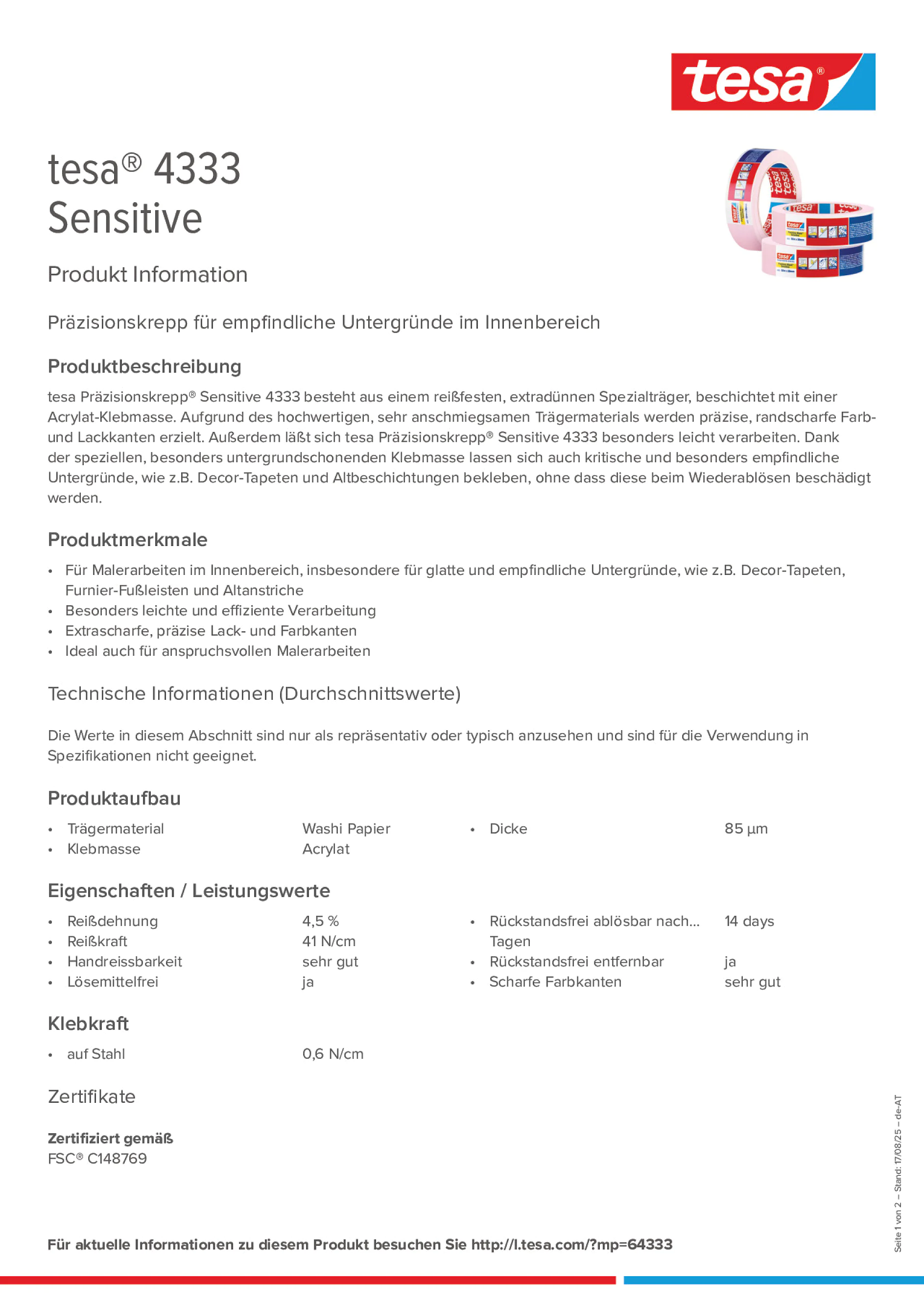 Product information_tesa® 04333_de-AT