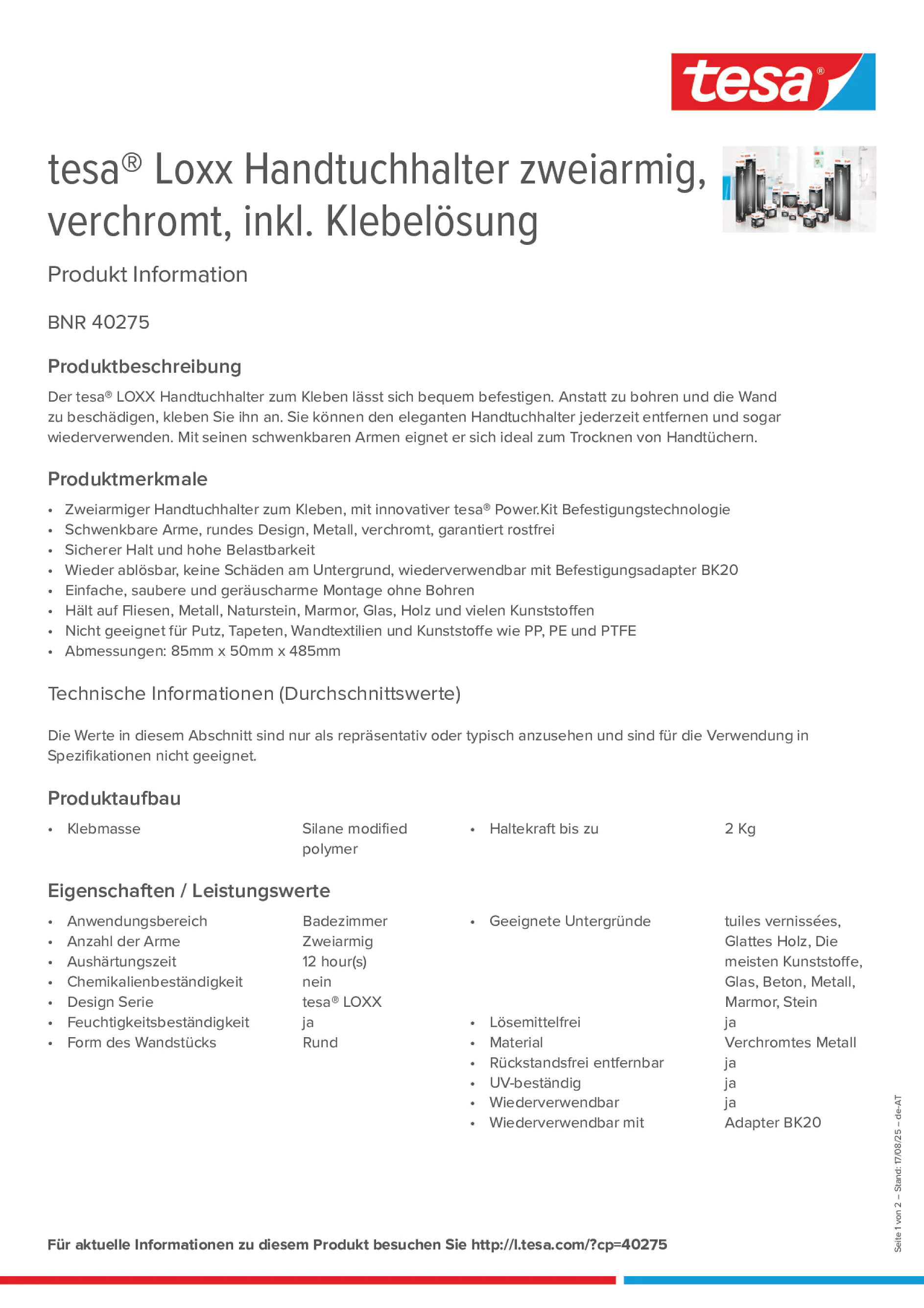Product information_tesa® 40275_de-AT