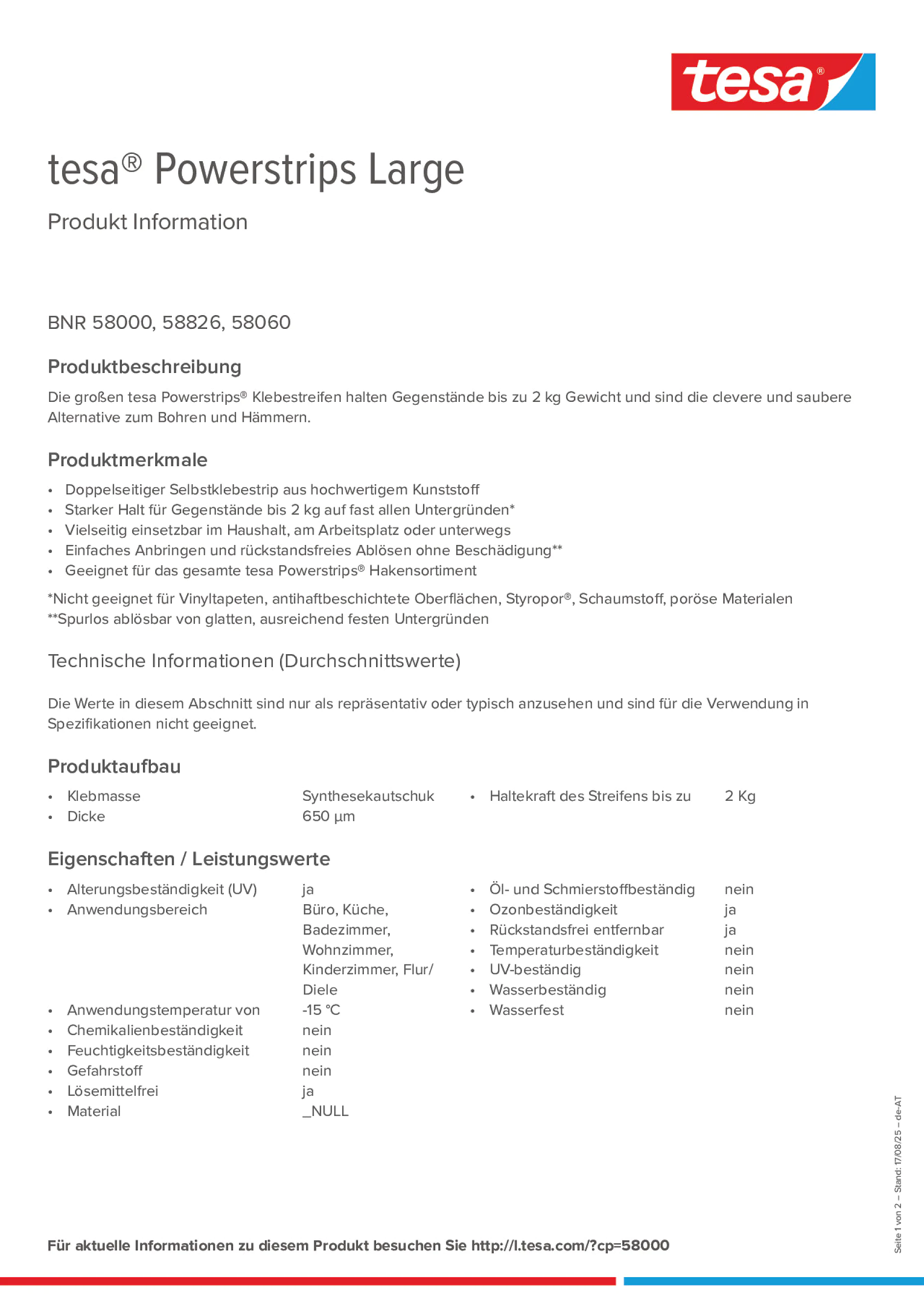 Product information_tesa® Powerstrips 58060_de-AT