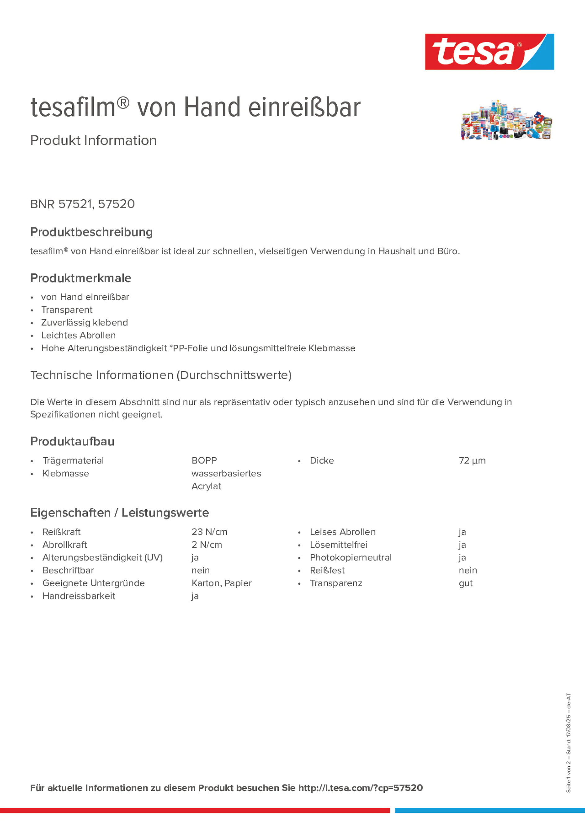 Product information_tesafilm® 57520_de-AT