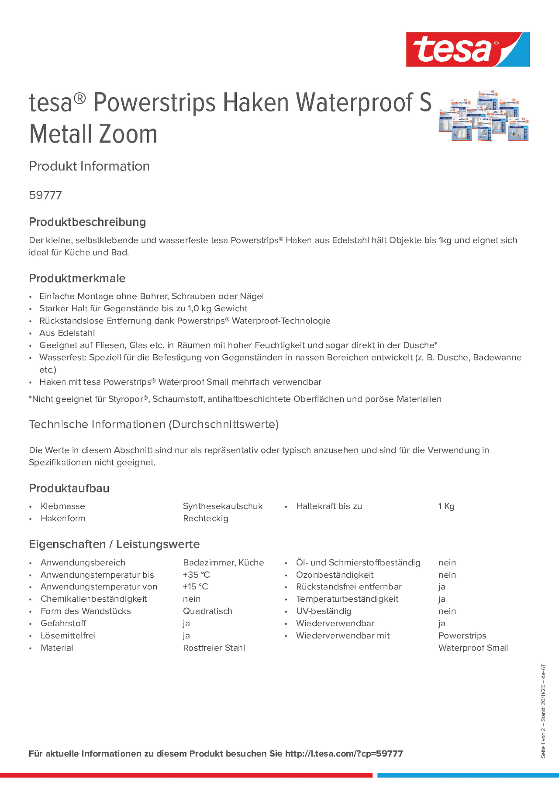 Product information_tesa® Powerstrips 59777_de-AT