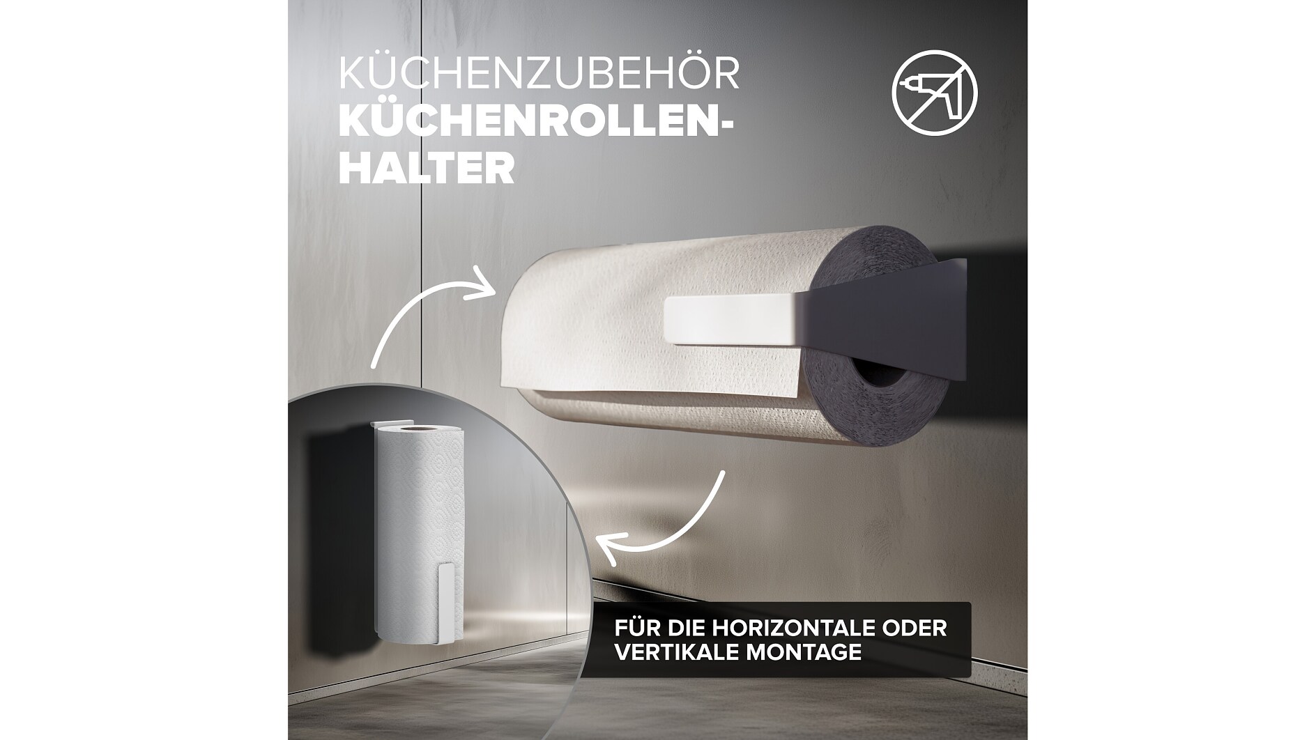 Dekorativer Papierhandtuchhalter, Ständer, Küchenrollenhalter