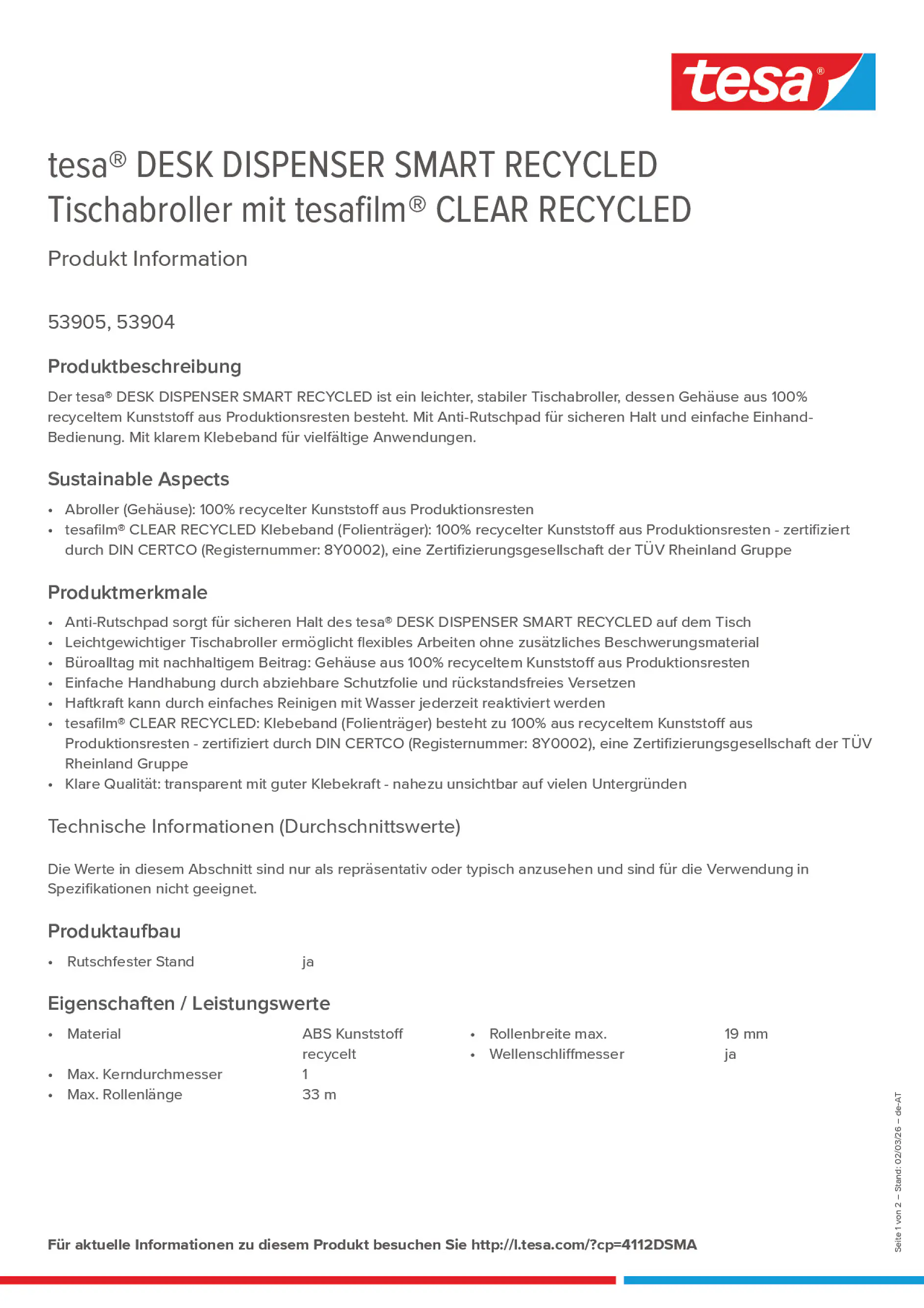 Product information_tesa® 4112DSMA_de-AT