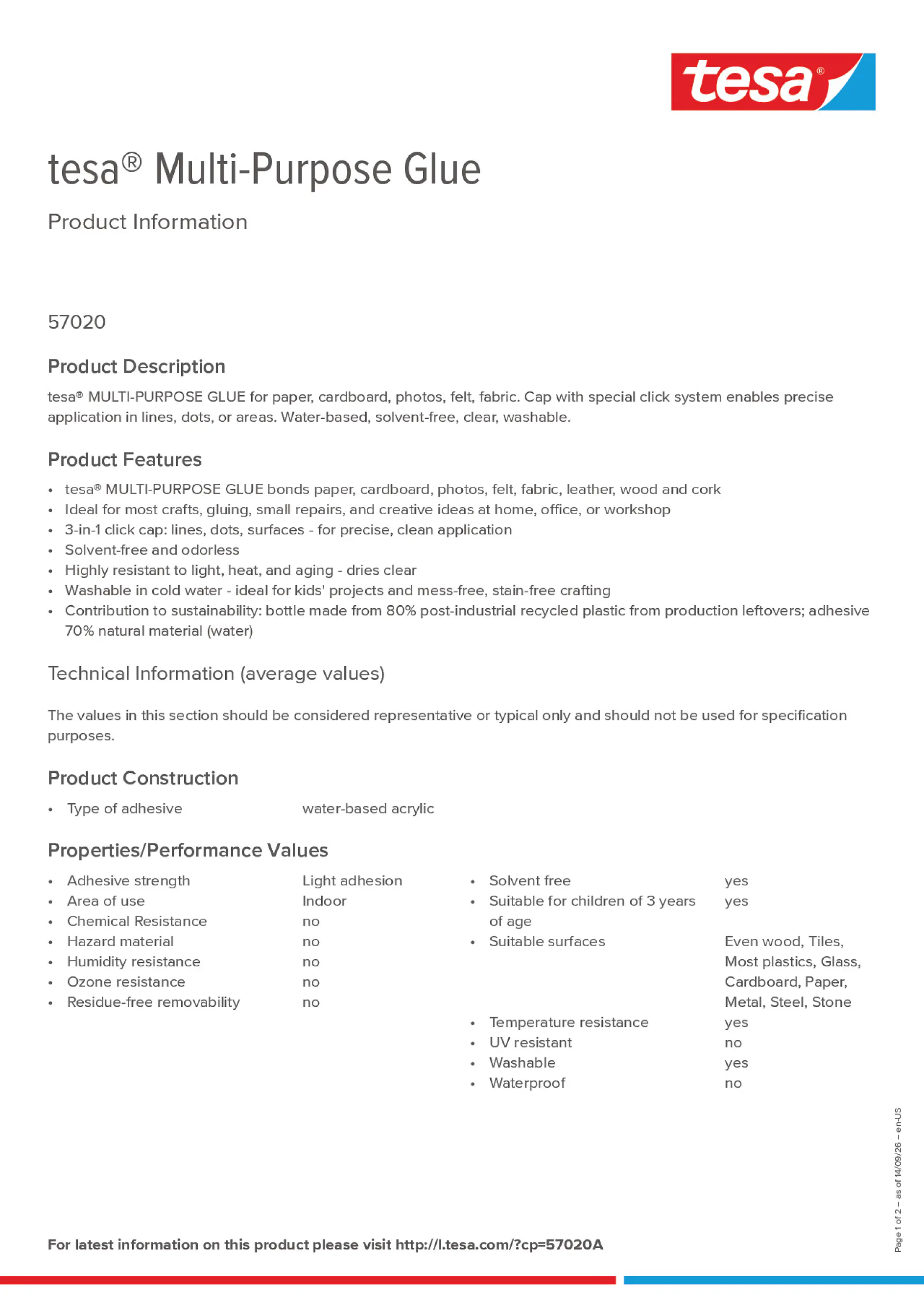 Product information_tesa® 57020A_en