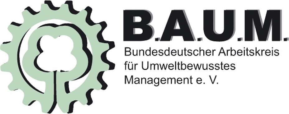 Logo: BAUM BAUM: Bundesdeutscher Arbeitskreis Umweltbewusstes Management e.V.