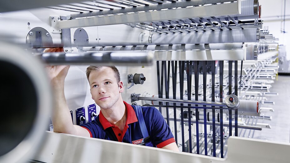 tesa Werk Hamburg Klebeband-Produktionsanlage in Hamburg
