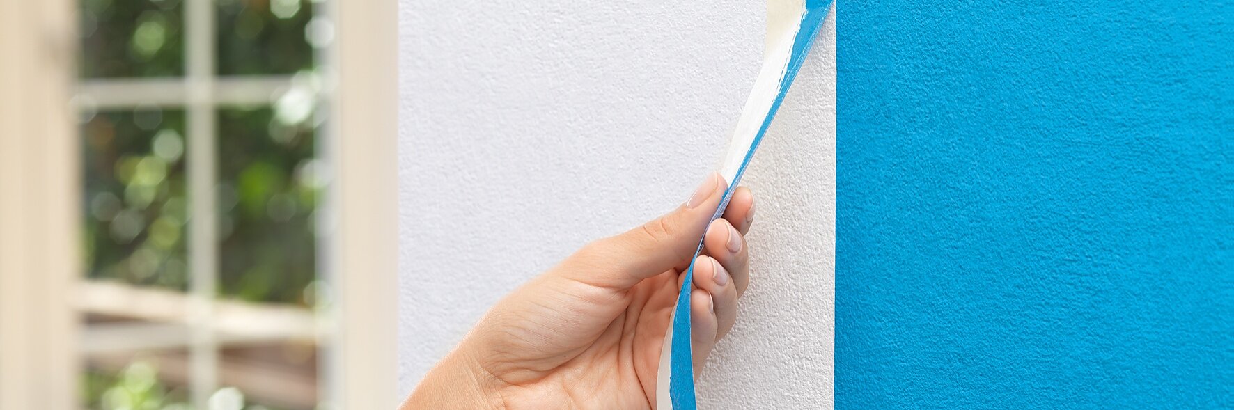 MIt tesa Malerband die perfekte Farbkante erzielen