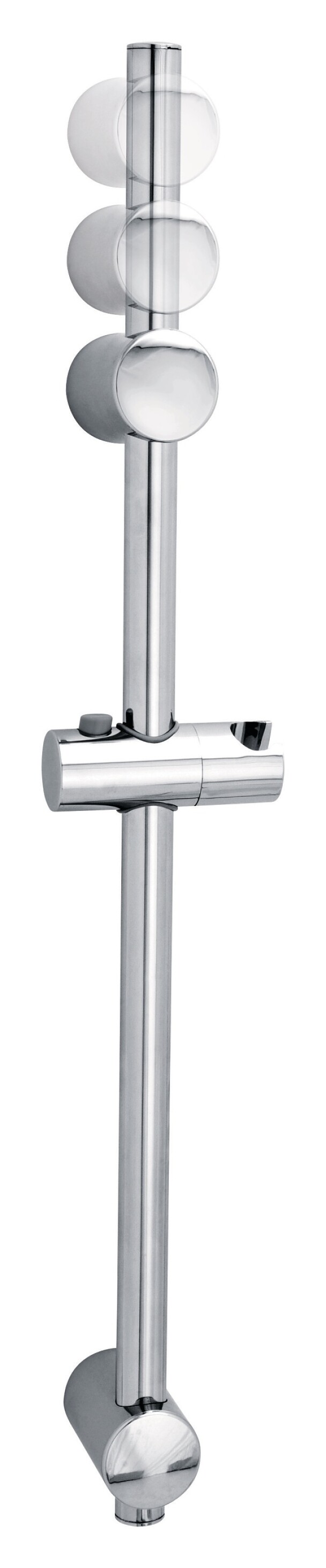 tesa® SPAA Duschstange, verchromt, inkl. Klebelösung - tesa