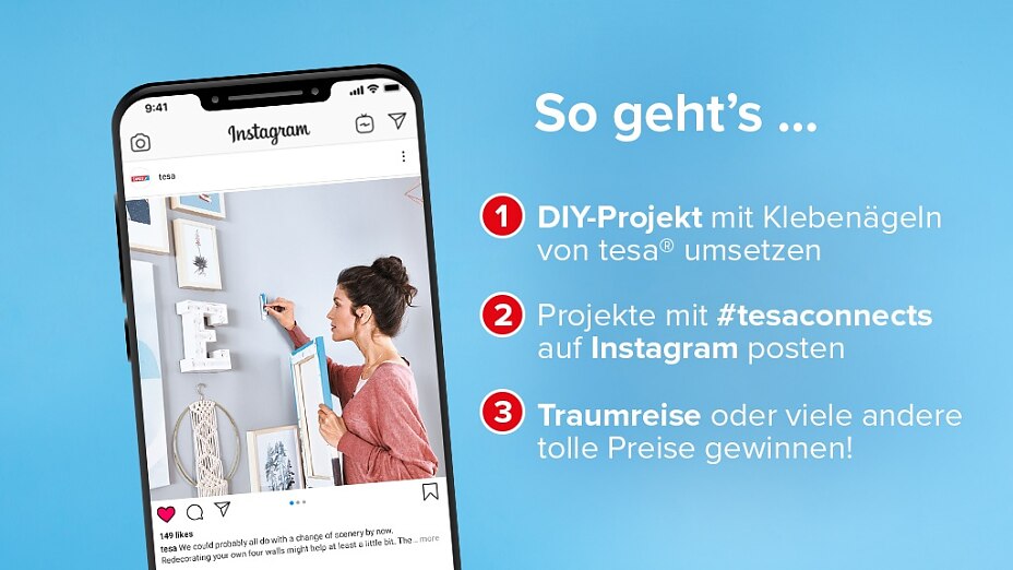 tesaVERBINDET Gewinnspiel tesaVERBINDET Gewinnspiel