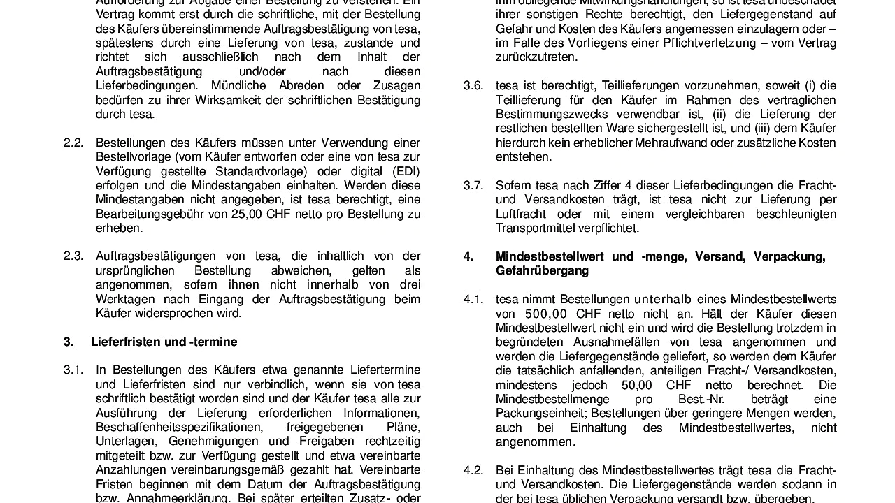 Verkaufs- und Lieferbedingungen_tesa tape Schweiz AG