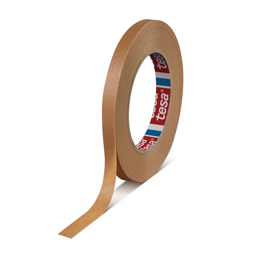 tesa 4318 high performance paper masking tape up to 160°C light brown 043180006302 tesa 4318 high performance paper masking tape up to 160°C light brown 043180006302