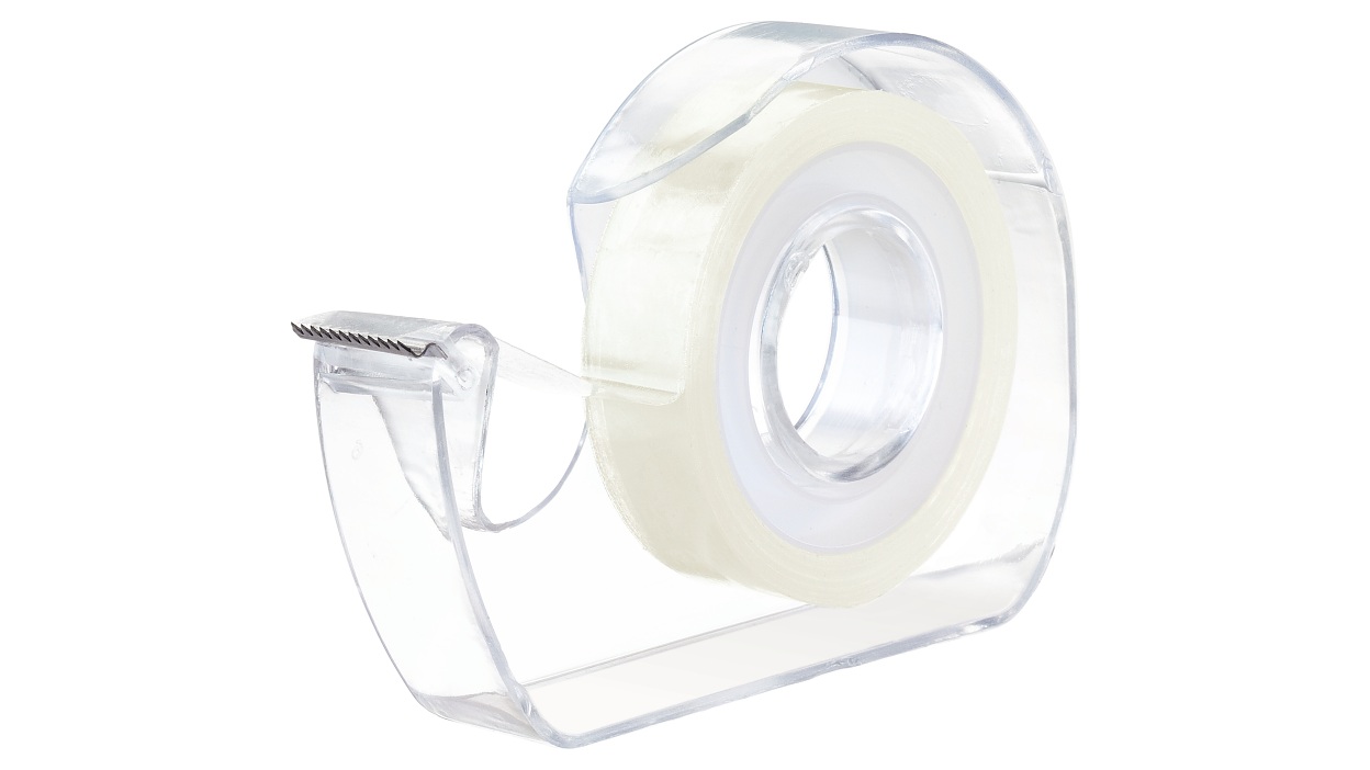 [en-en] 1X TESAFILM TRANSPARENT + DISPOSABLE DISPENSER TRANSPARENT