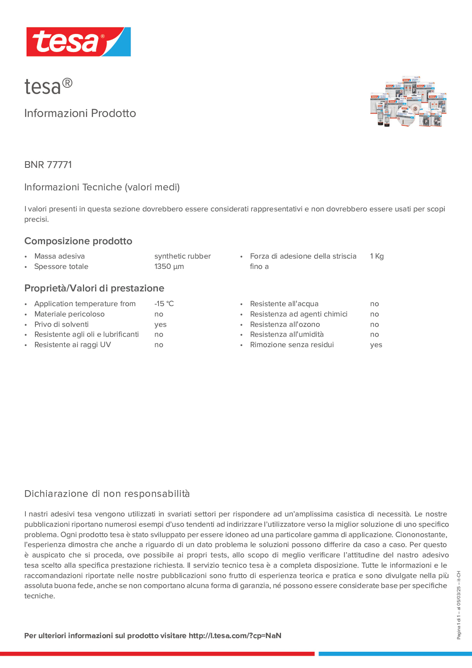 Product information_tesa® 77771_de-CH_fr-CH