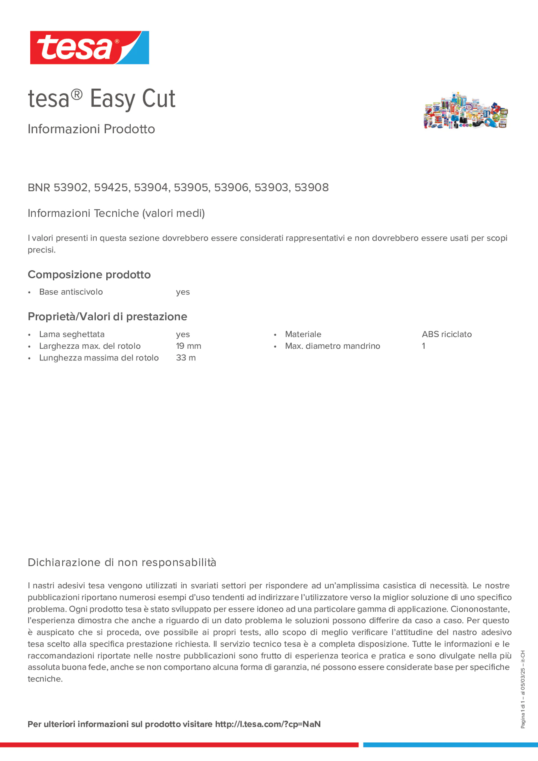 Product information_tesa® Easy Cut 53902_de-CH_fr-CH