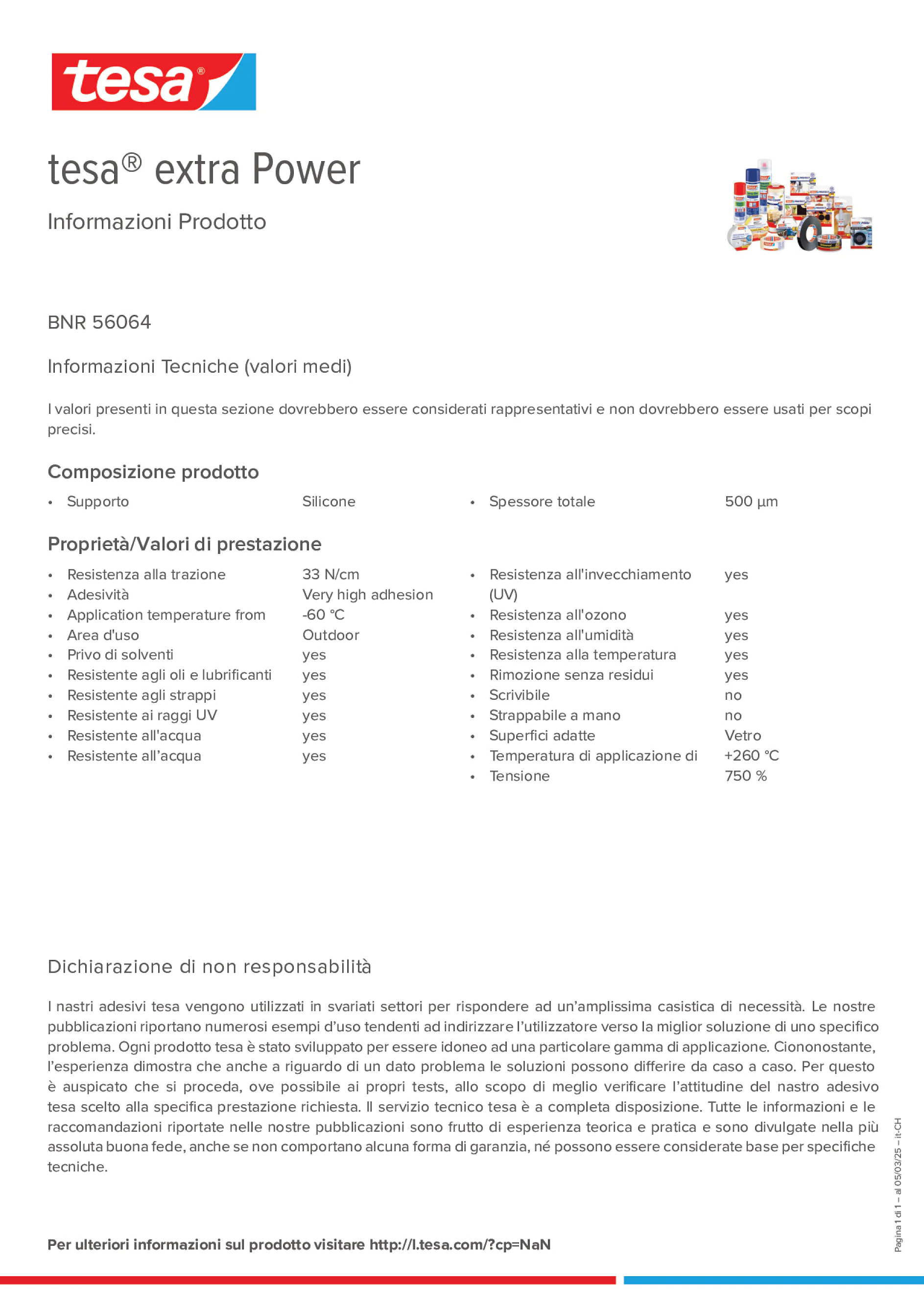Product information_tesa® extra Power 56064_de-CH_fr-CH