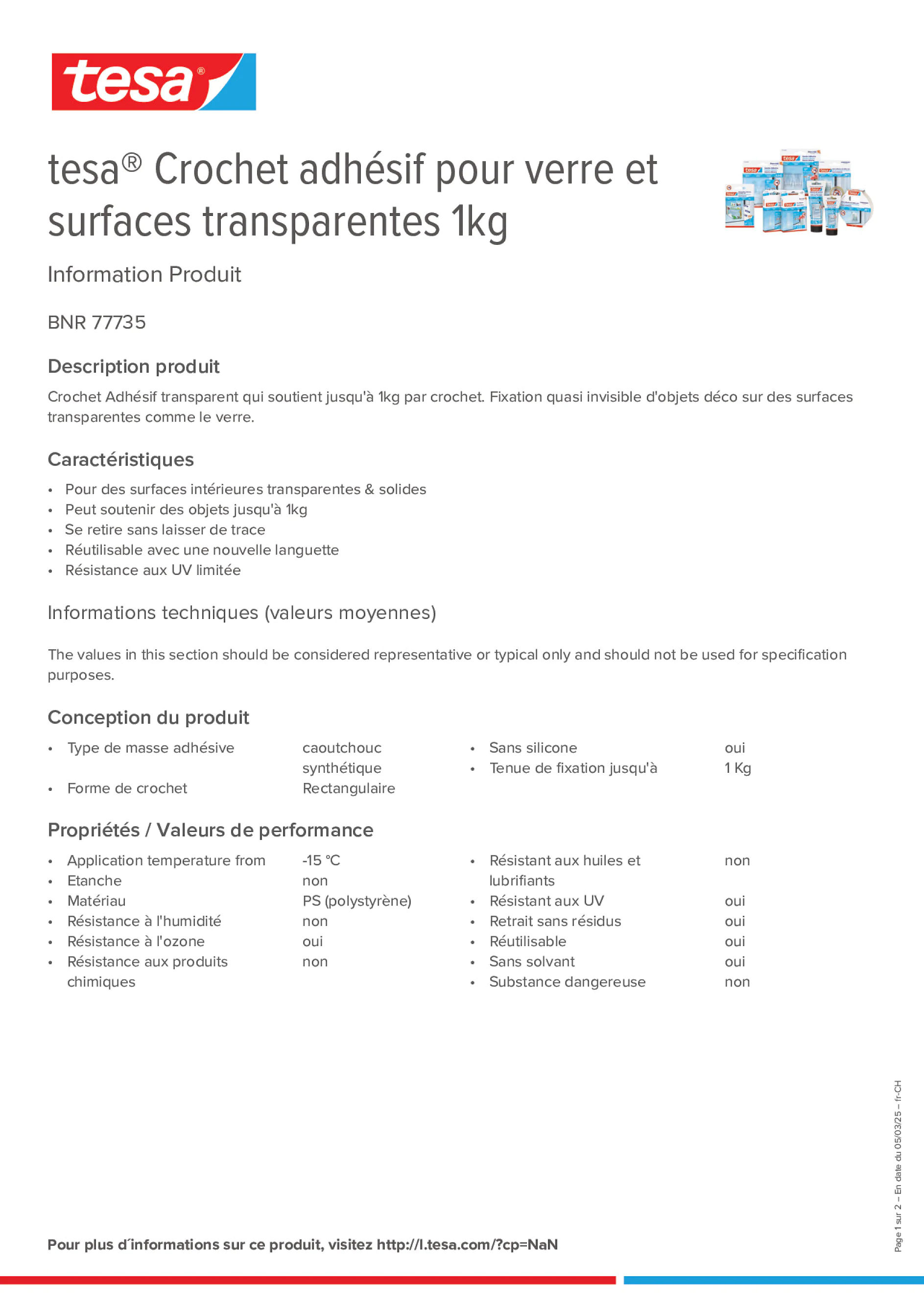 Product information_tesa® 77735_de-CH_fr-CH