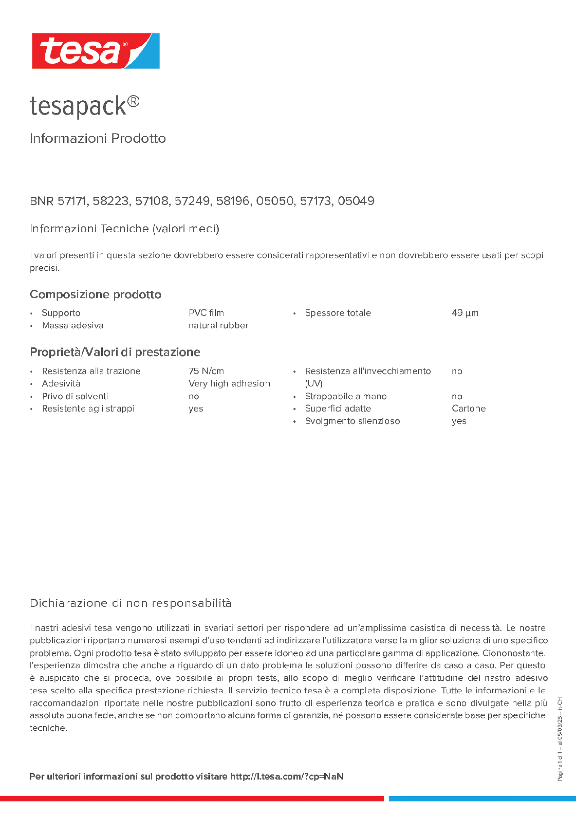 Product information_tesapack® 57249_de-CH_fr-CH