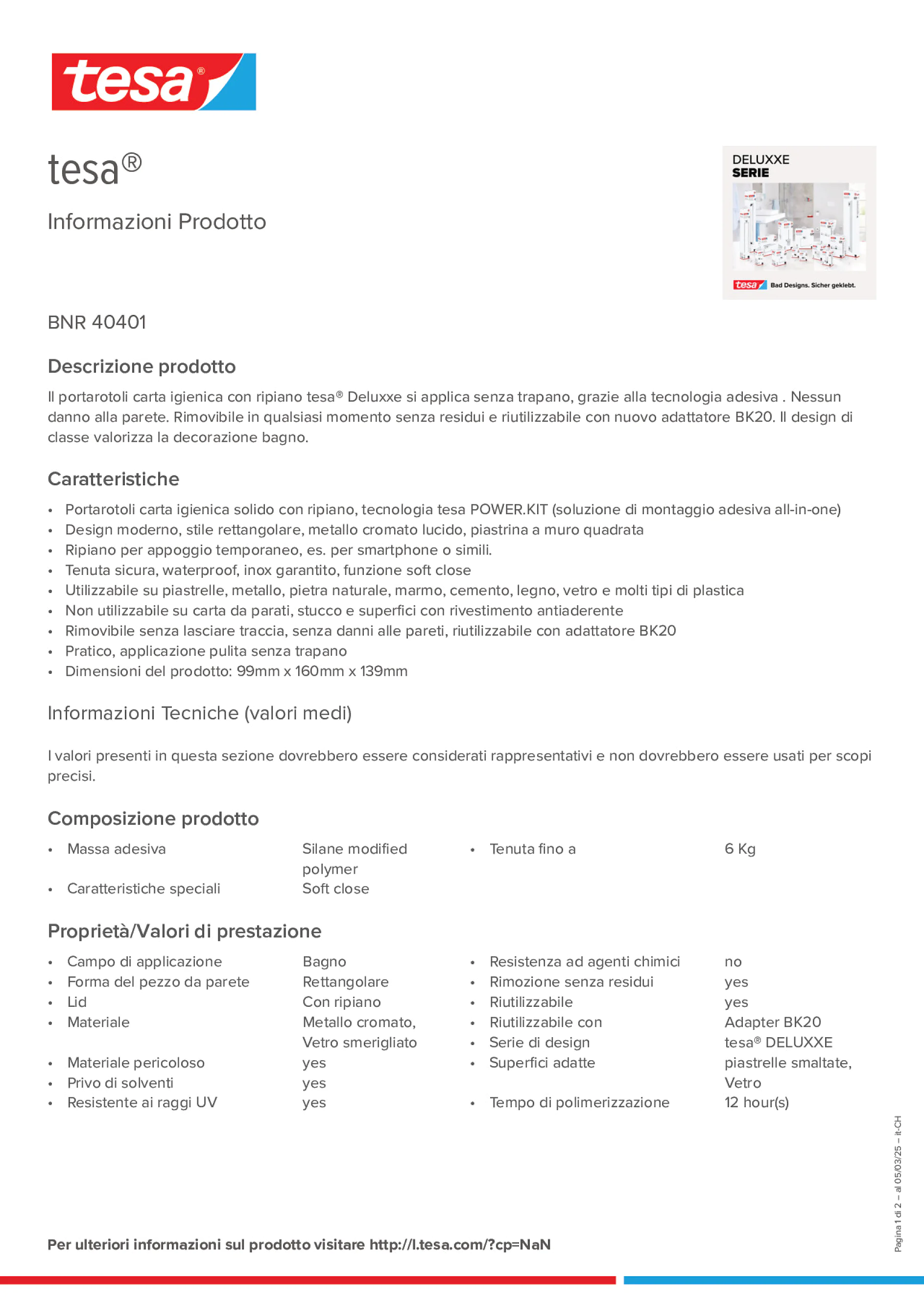 Product information_tesa® 40401_de-CH_fr-CH
