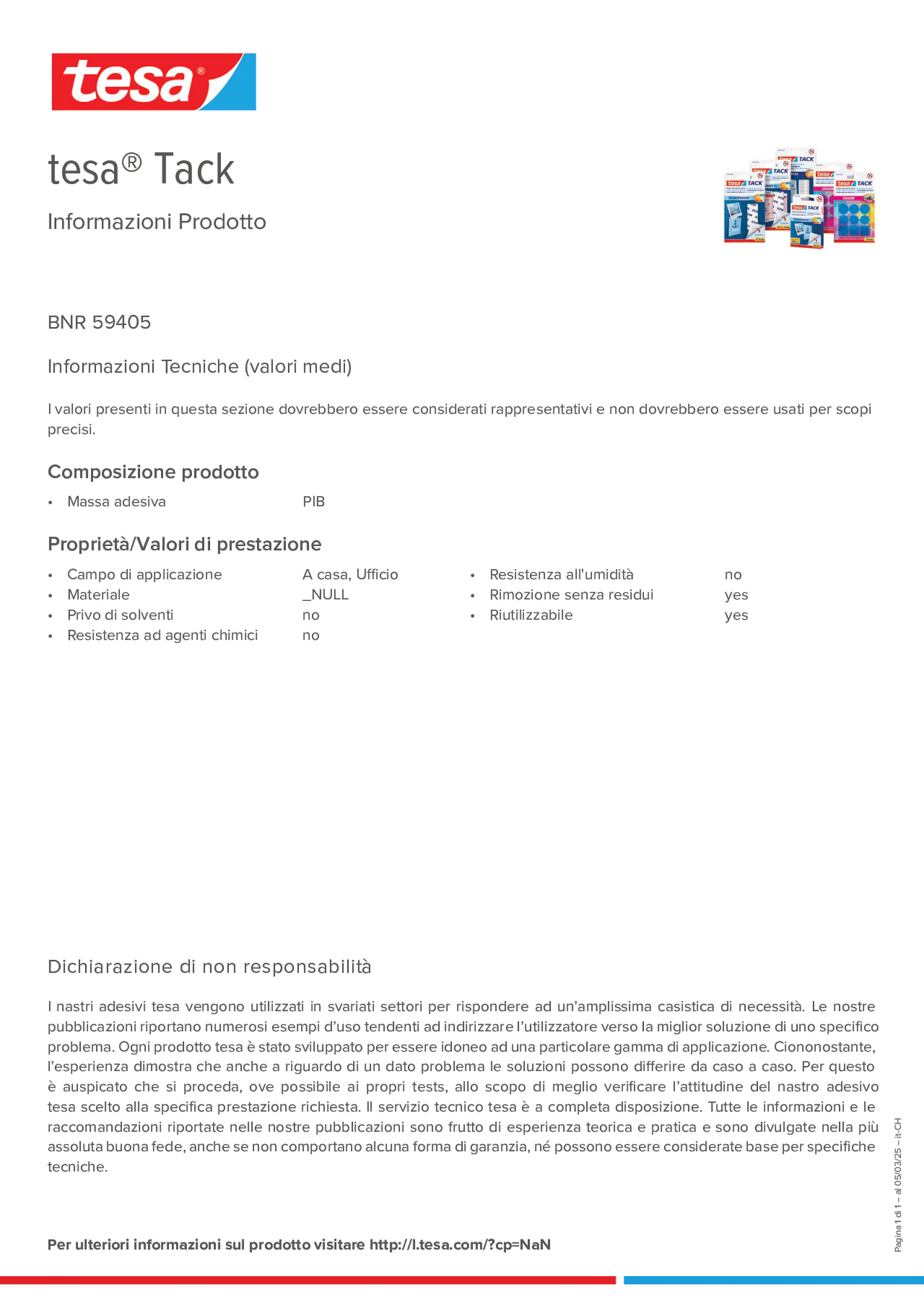 Product information_tesa® Tack 59405_de-CH_fr-CH