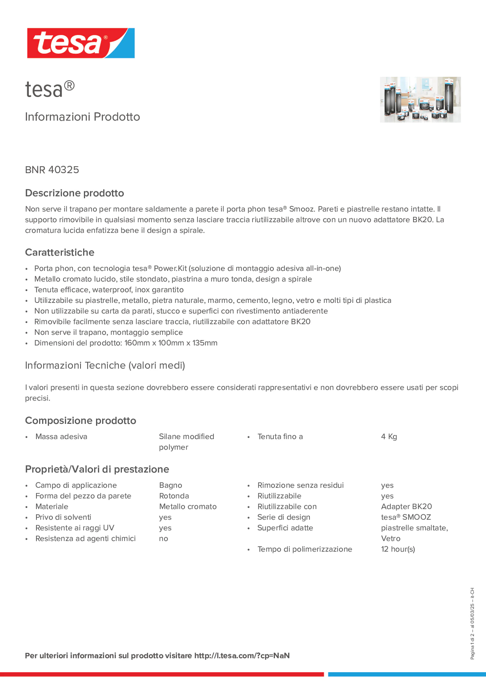 Product information_tesa® 40325_de-CH_fr-CH