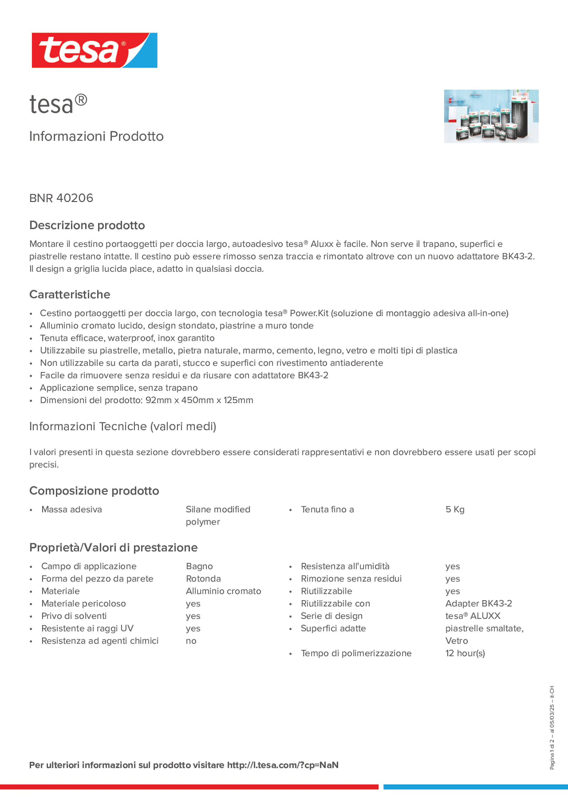 Product information_tesa® 40206_de-CH_fr-CH
