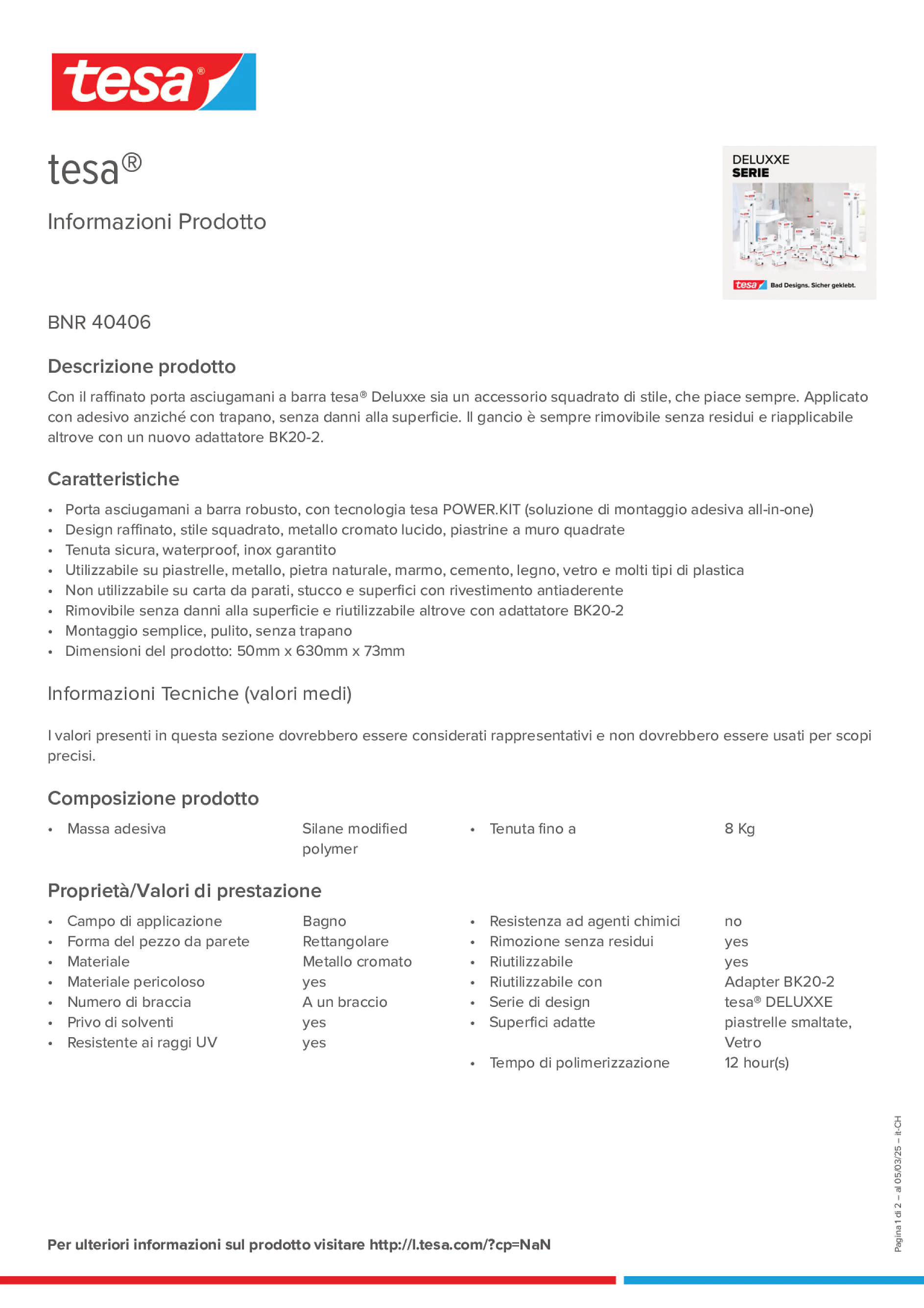 Product information_tesa® 40406_de-CH_fr-CH