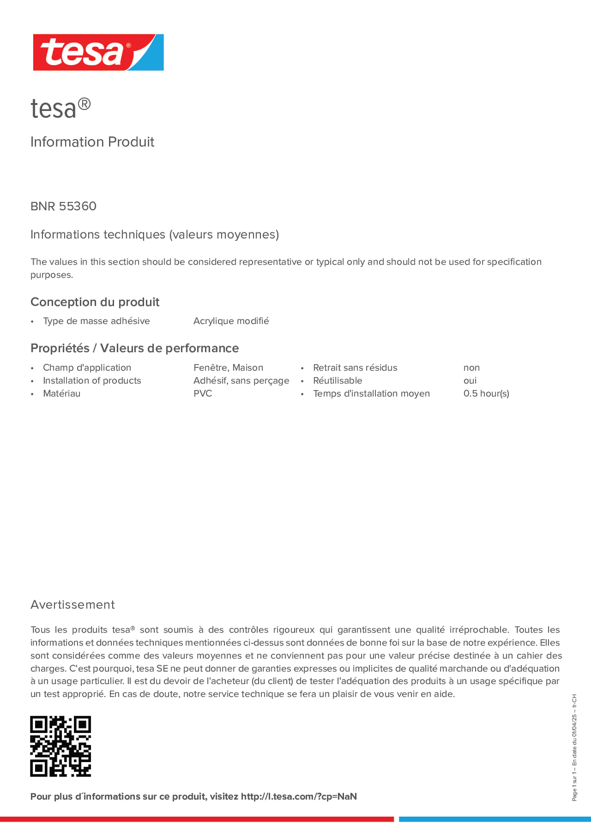 Product information_tesa® 55360_de-CH_fr-CH