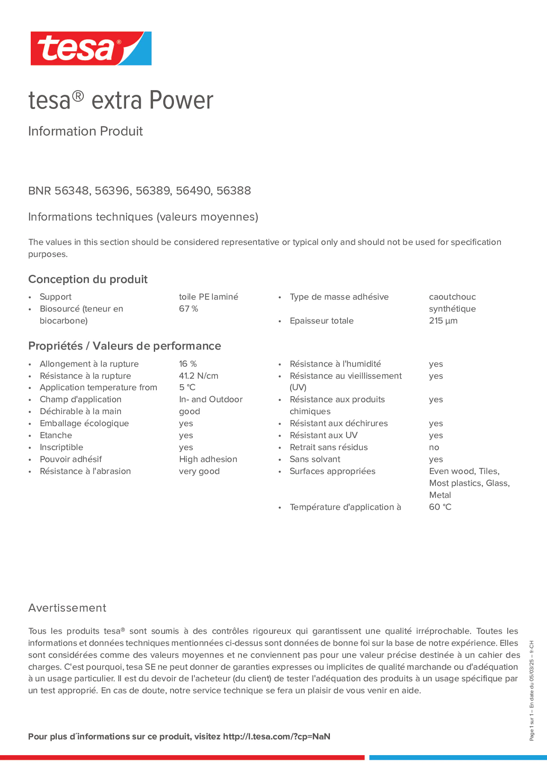 Product information_tesa® extra Power 56348_de-CH_fr-CH