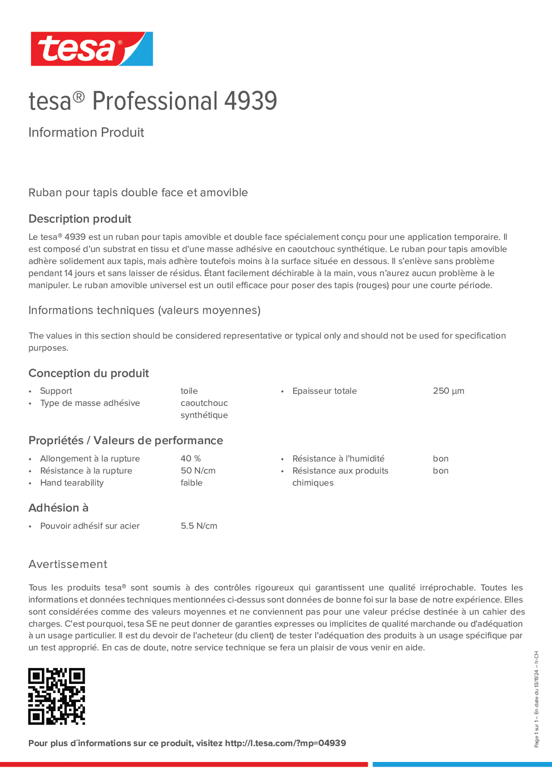 Product information_tesa® Professional 04939_de-CH_fr-CH