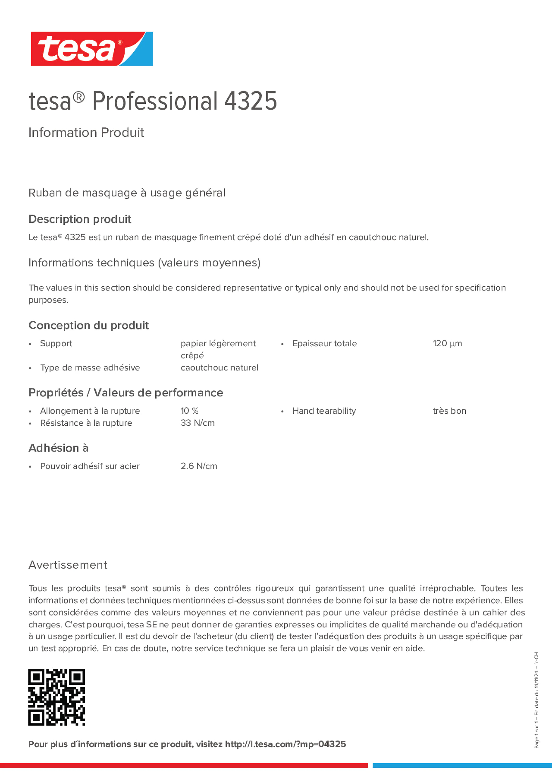 Product information_tesa® Professional 04325_de-CH_fr-CH