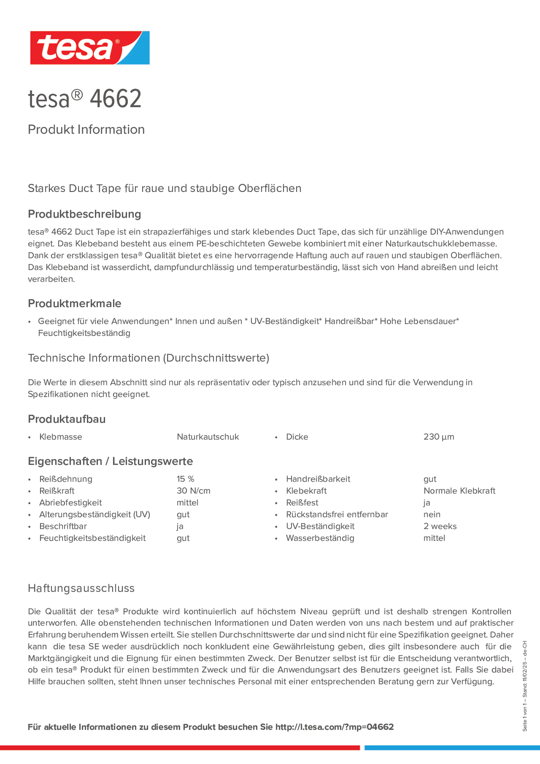 Product information_tesa® 04662_de-CH_fr-CH