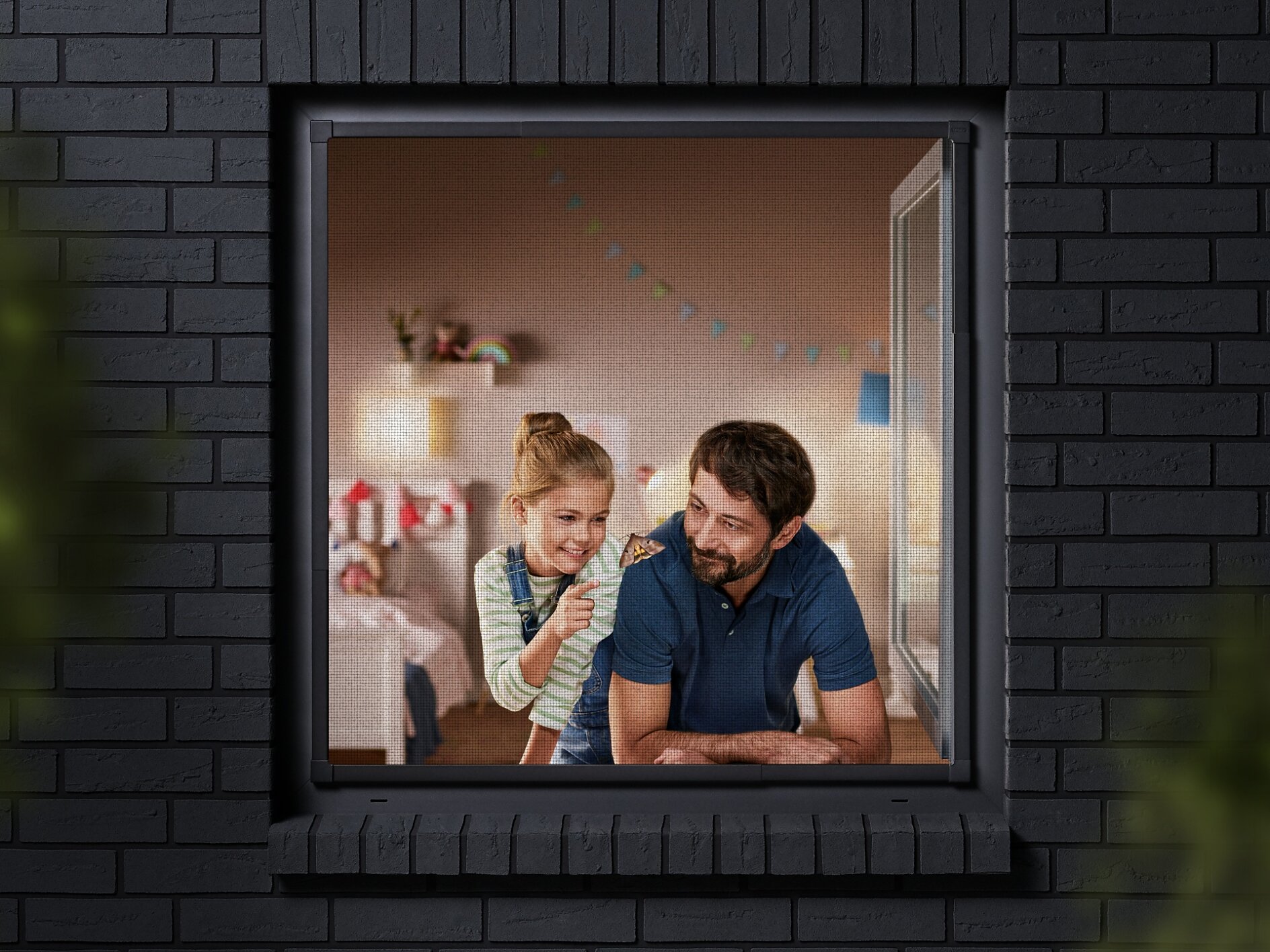 Insect Stop Fliegengitter Für Fenster – Magnetisch, 145x155 Cm | Ohne Bohren, Einfach Montierbar