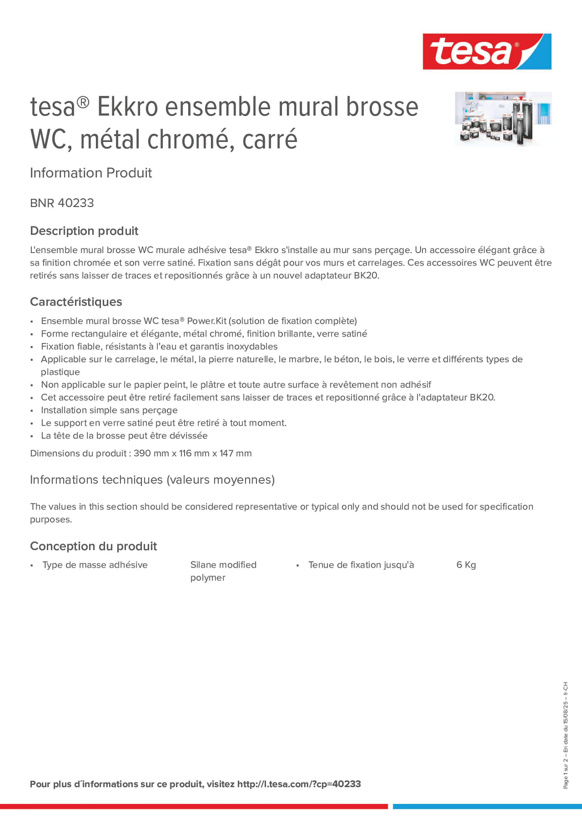 Product information_tesa® 40233_de-CH_fr-CH