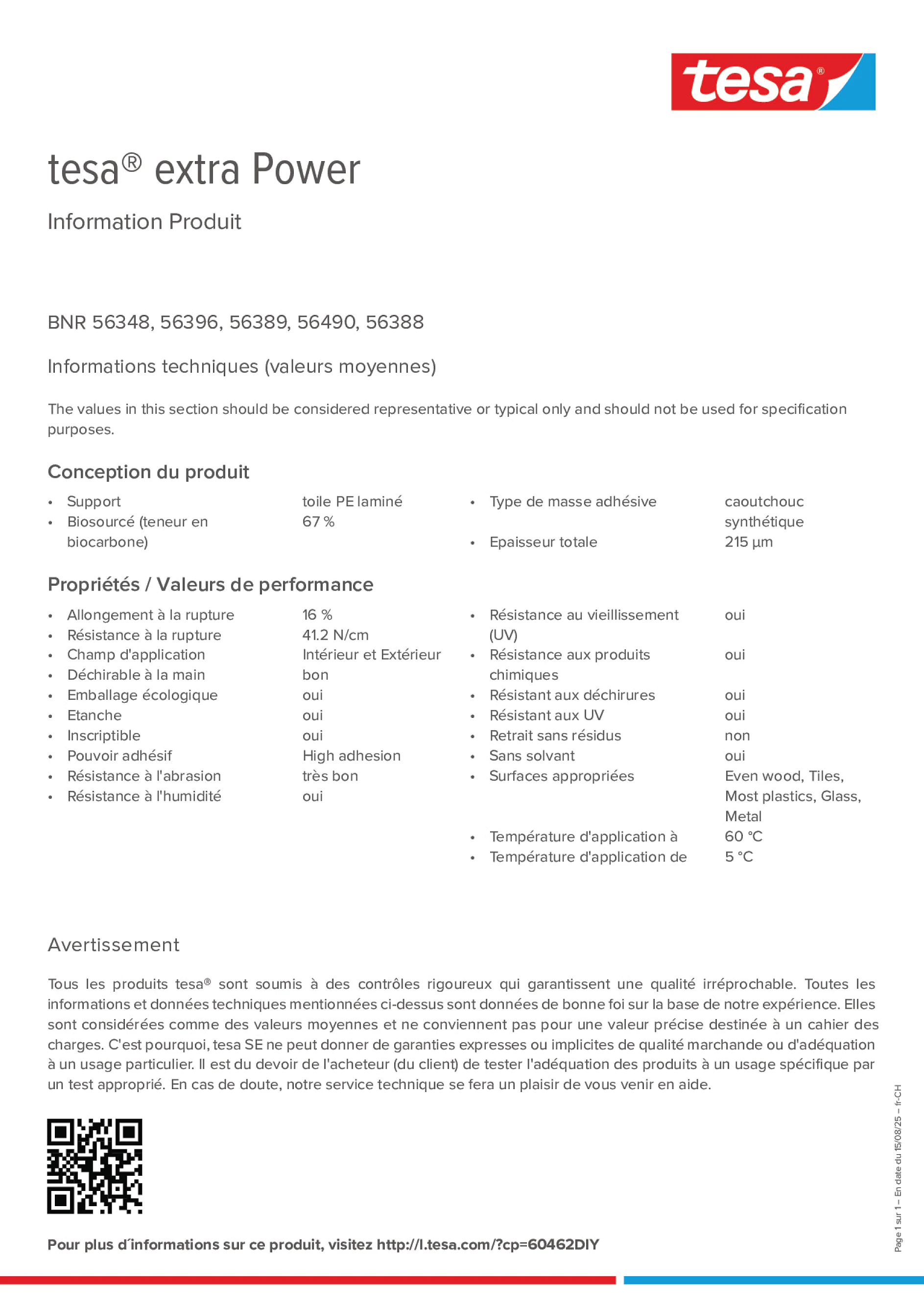 Product information_tesa® extra Power 56348_de-CH_fr-CH